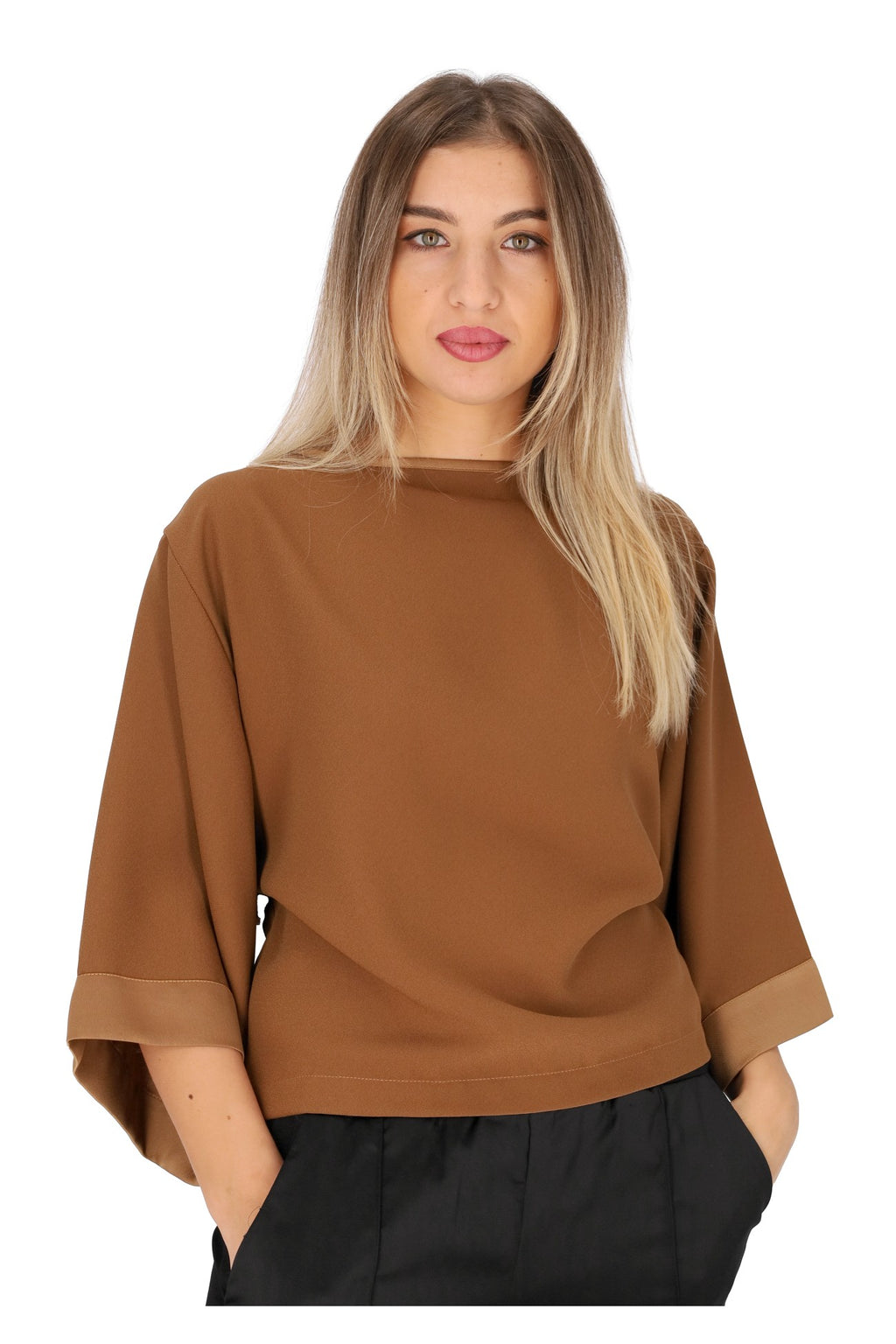 MARRONE | MARIUCCIA MILANO - D 2115 Blusa