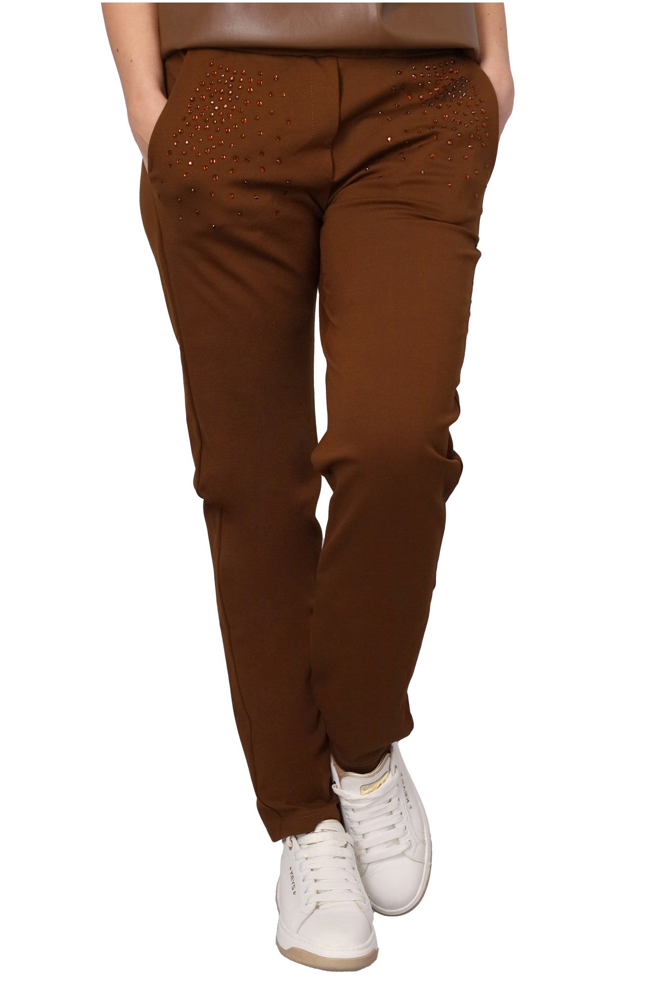 MARRONE | MARIUCCIA MILANO - D 2168 Pantalone