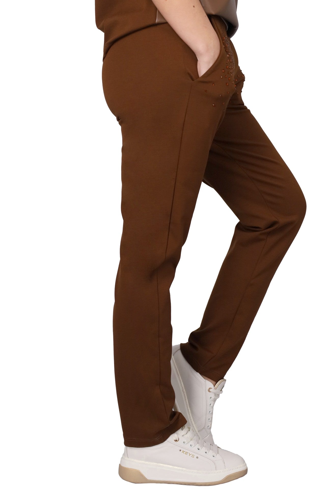 MARRONE | MARIUCCIA MILANO - D 2168 Pantalone