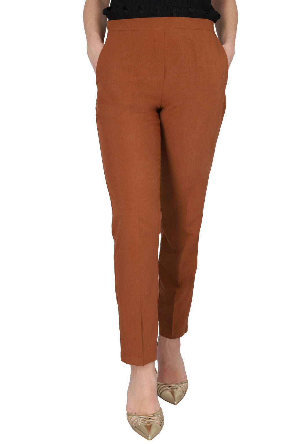 MARRONE | MARIUCCIA MILANO - D 3225 Pantalone