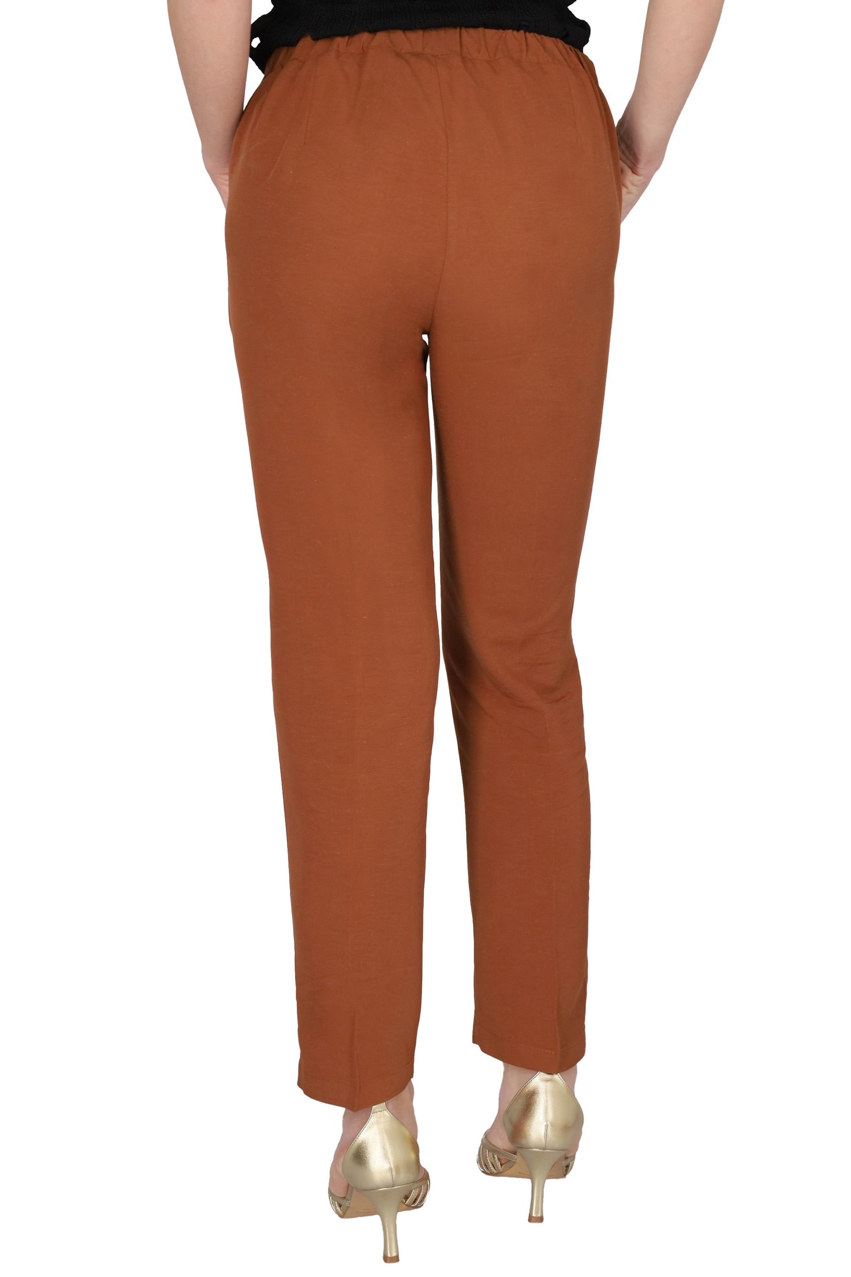 MARRONE | MARIUCCIA MILANO - D 3225 Pantalone