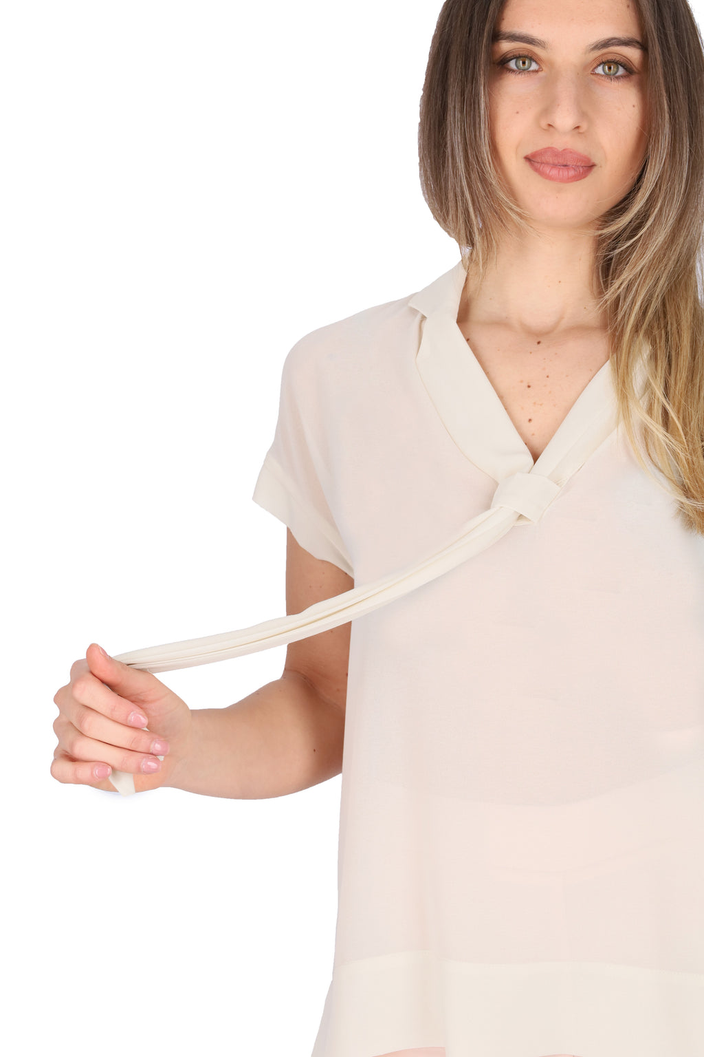 AVORIO | SPAGO DONNA - D PN76SGOMBRO Blusa