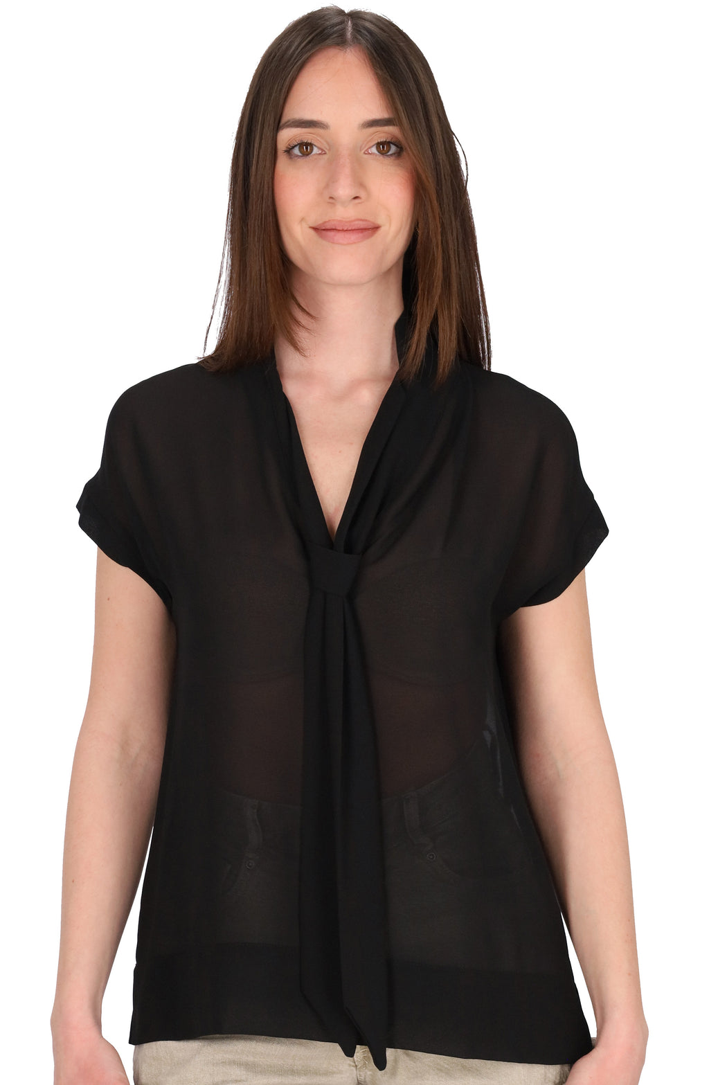 NERO | SPAGO DONNA - D PN76SGOMBRO Blusa