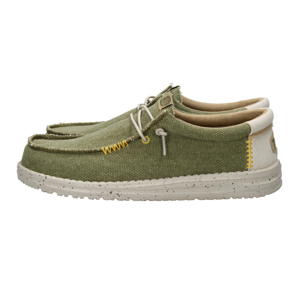 VERDE OLIVA | HEY DUDE - U 40952 Mocassino