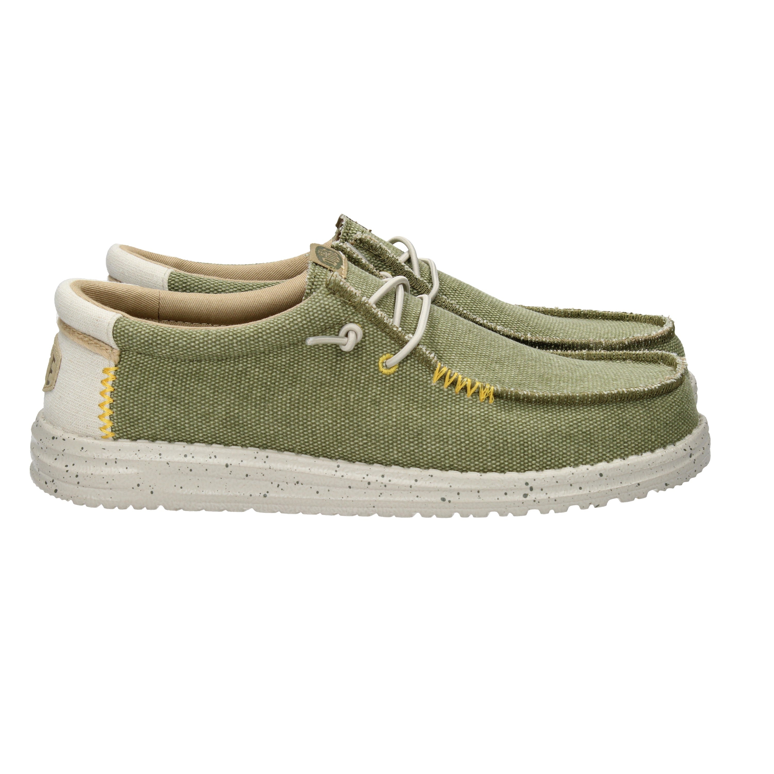 VERDE OLIVA | HEY DUDE - U 40952 Mocassino