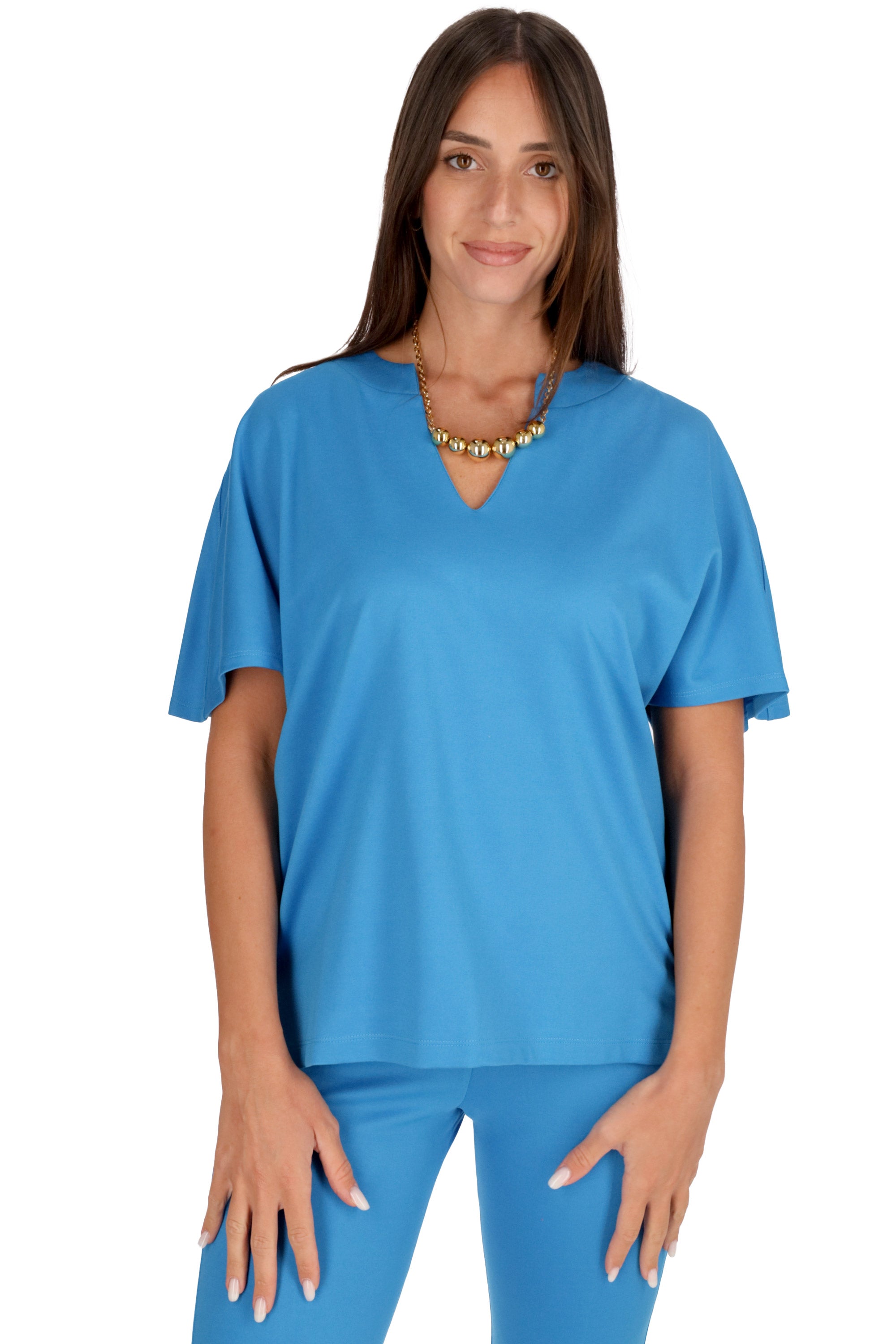TURCHESE | MARIUCCIA MILANO - D 3123 Casacca