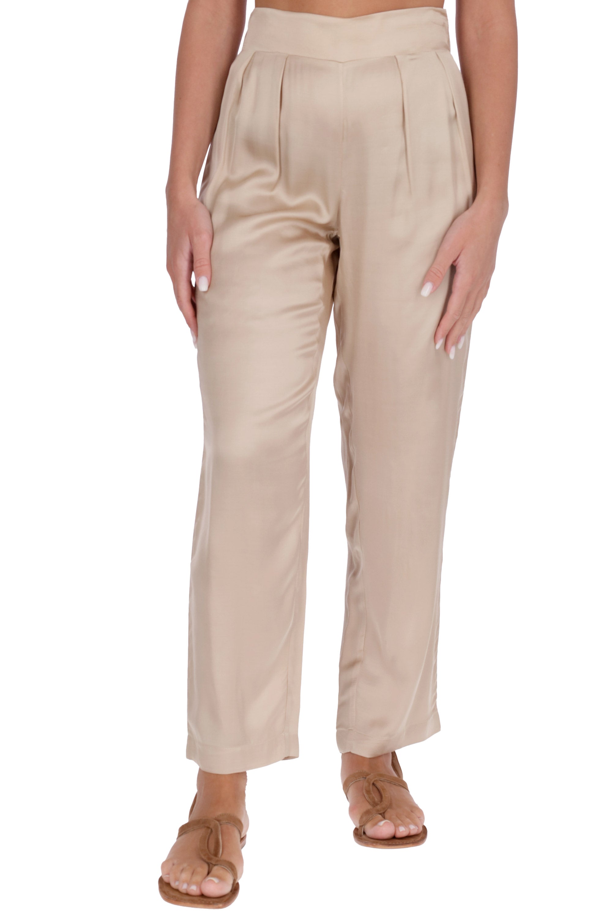 BEIGE | MARIUCCIA MILANO - D 3198 Pantalone