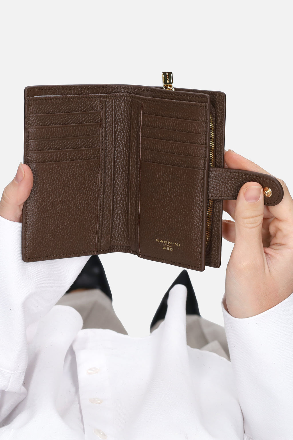 MARRONE | NANNINI BORSE - D QB1007 Portafoglio