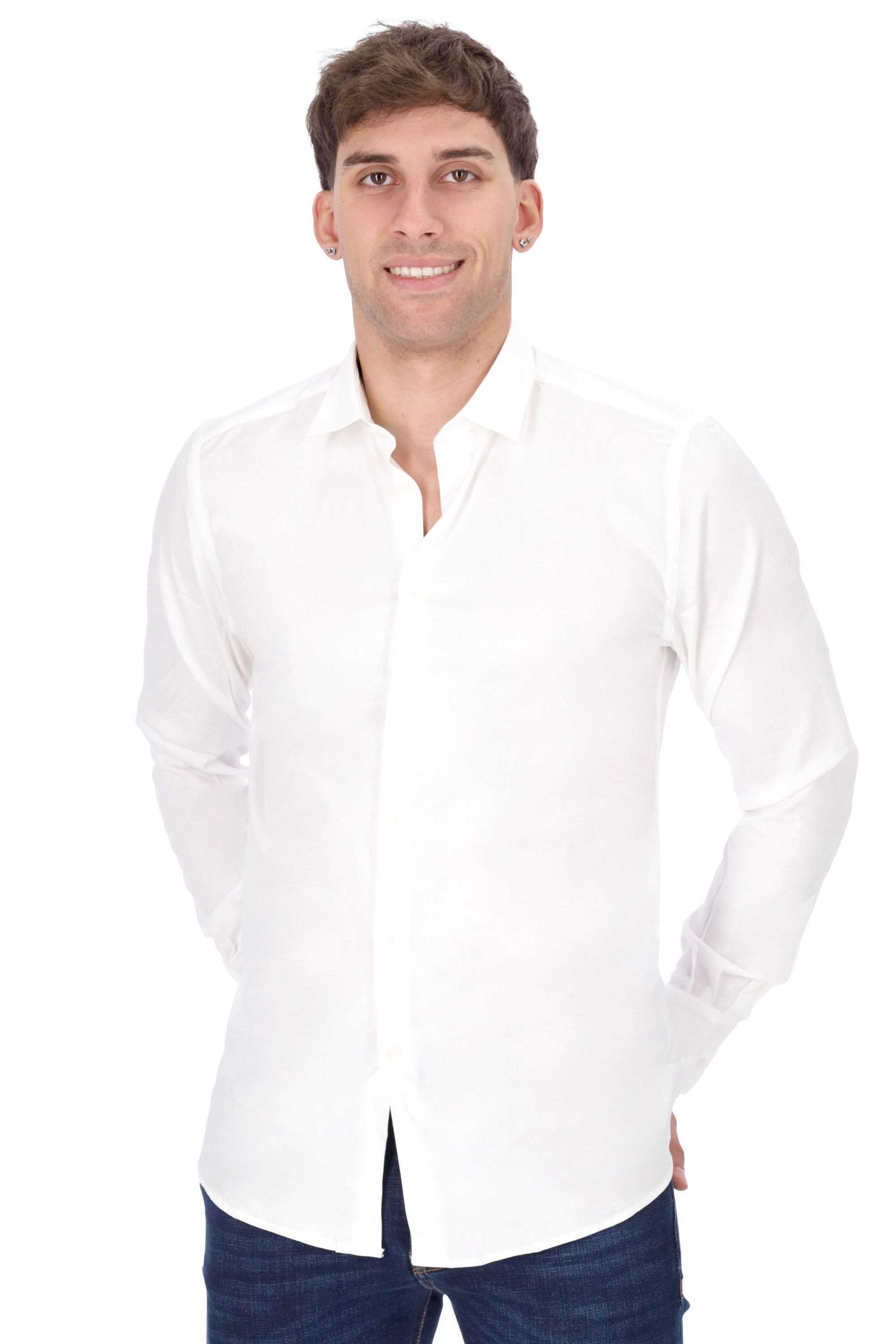 BIANCO | LIU JO UOMO - U QF4119T2654 Camicia