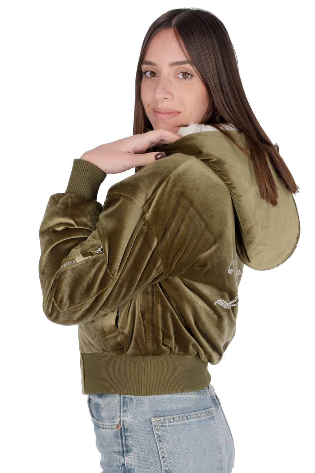 VERDE OLIVA | JUICY COUTURE  - D VIJH80455WPFJA8 Piumino