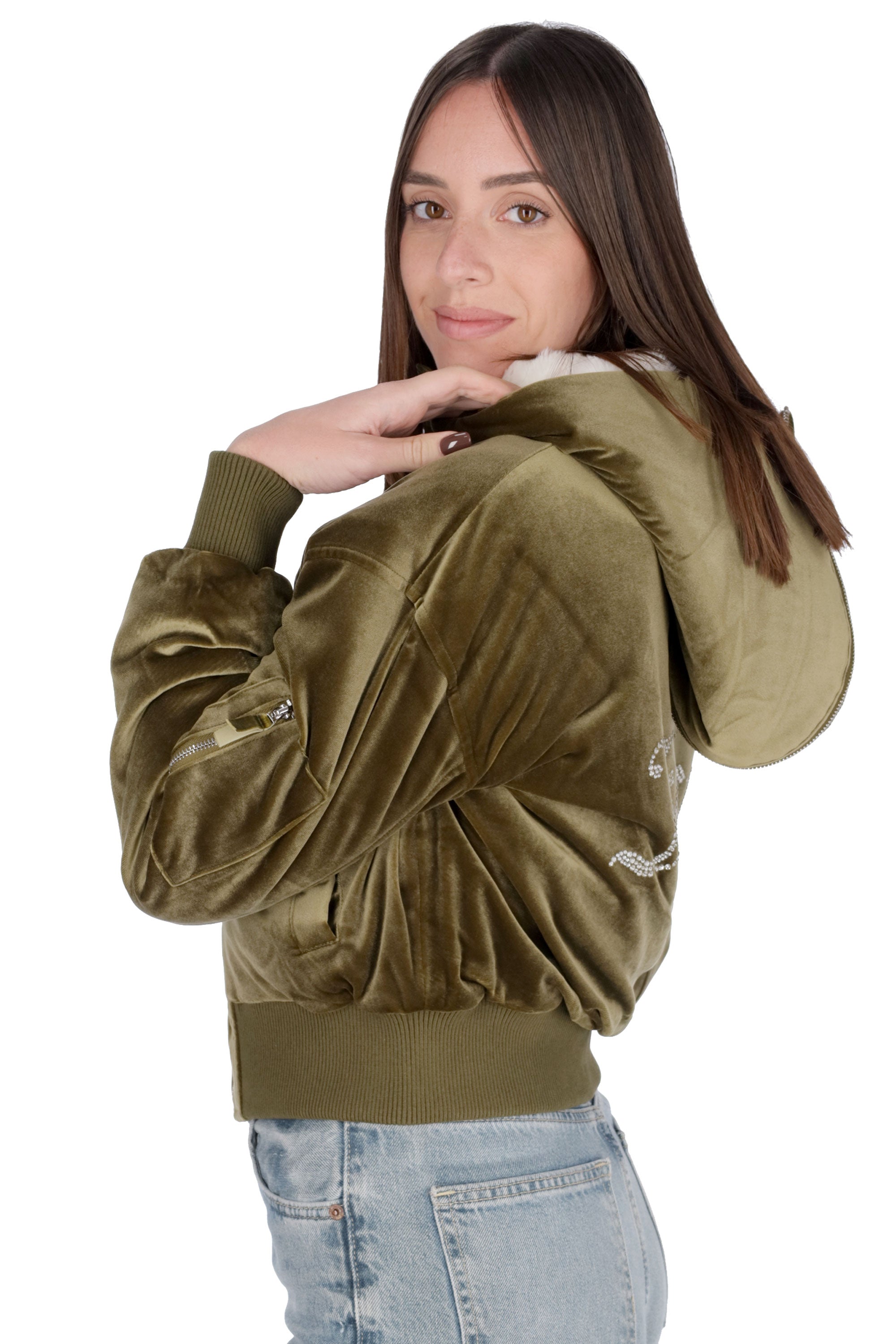 VERDE OLIVA | JUICY COUTURE  - D VIJH80455WPFJA8 Piumino