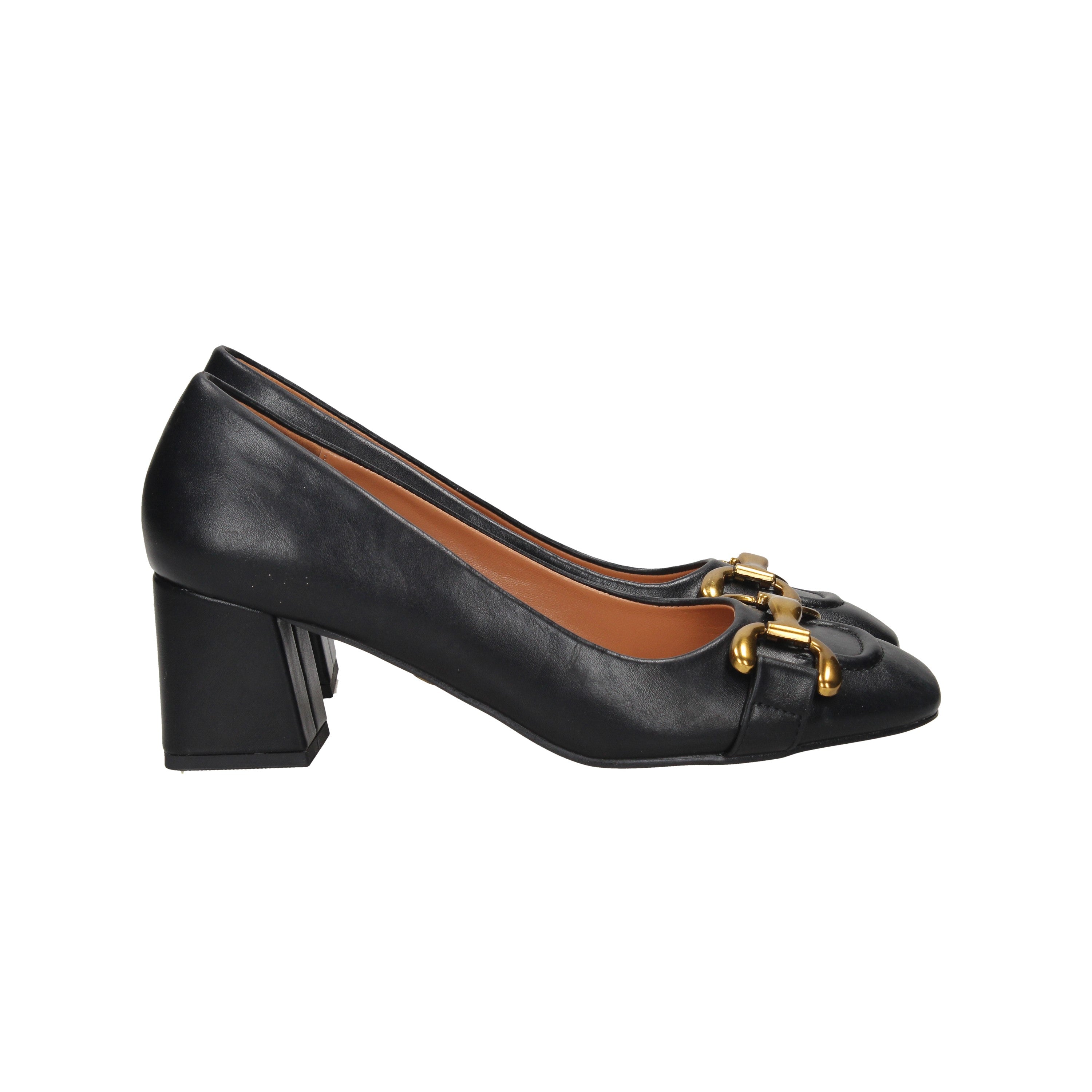 NERO | GOLD & GOLD - D GV03 Decollete