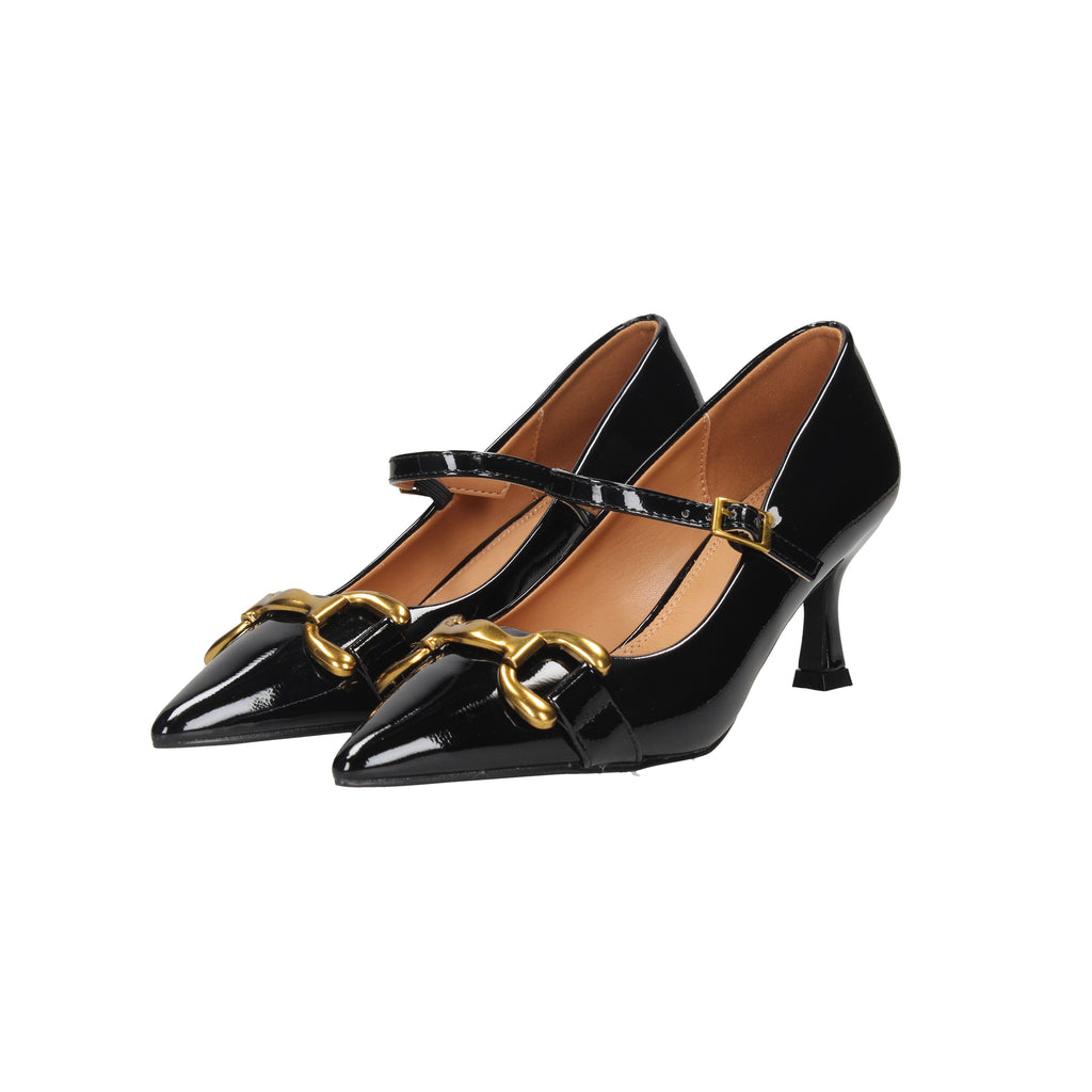 NERO | GOLD & GOLD - D GV02 Decollete