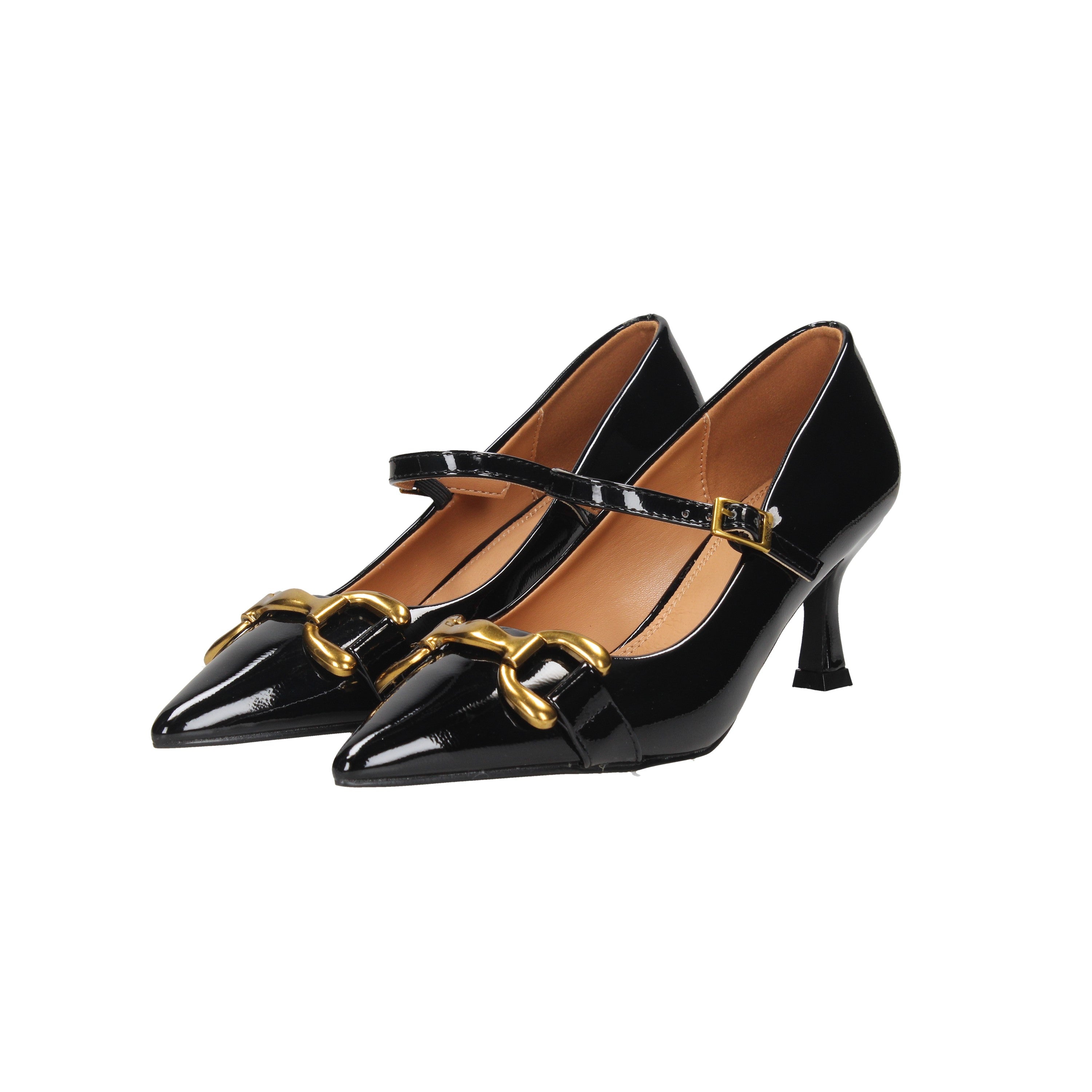 NERO | GOLD & GOLD - D GV02 Decollete