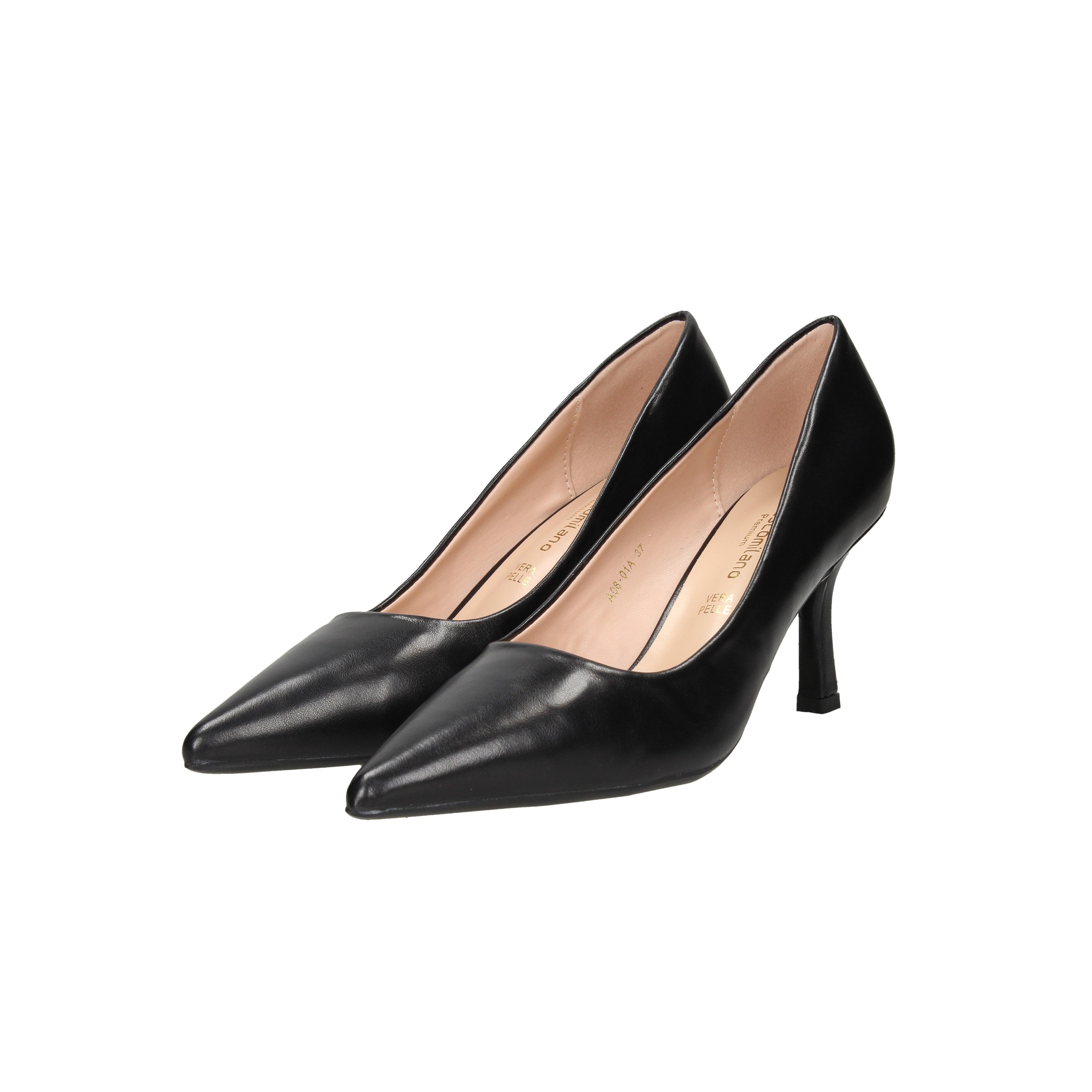 BLACK | FRANCESCO MILANO - D A08-01A Decollete