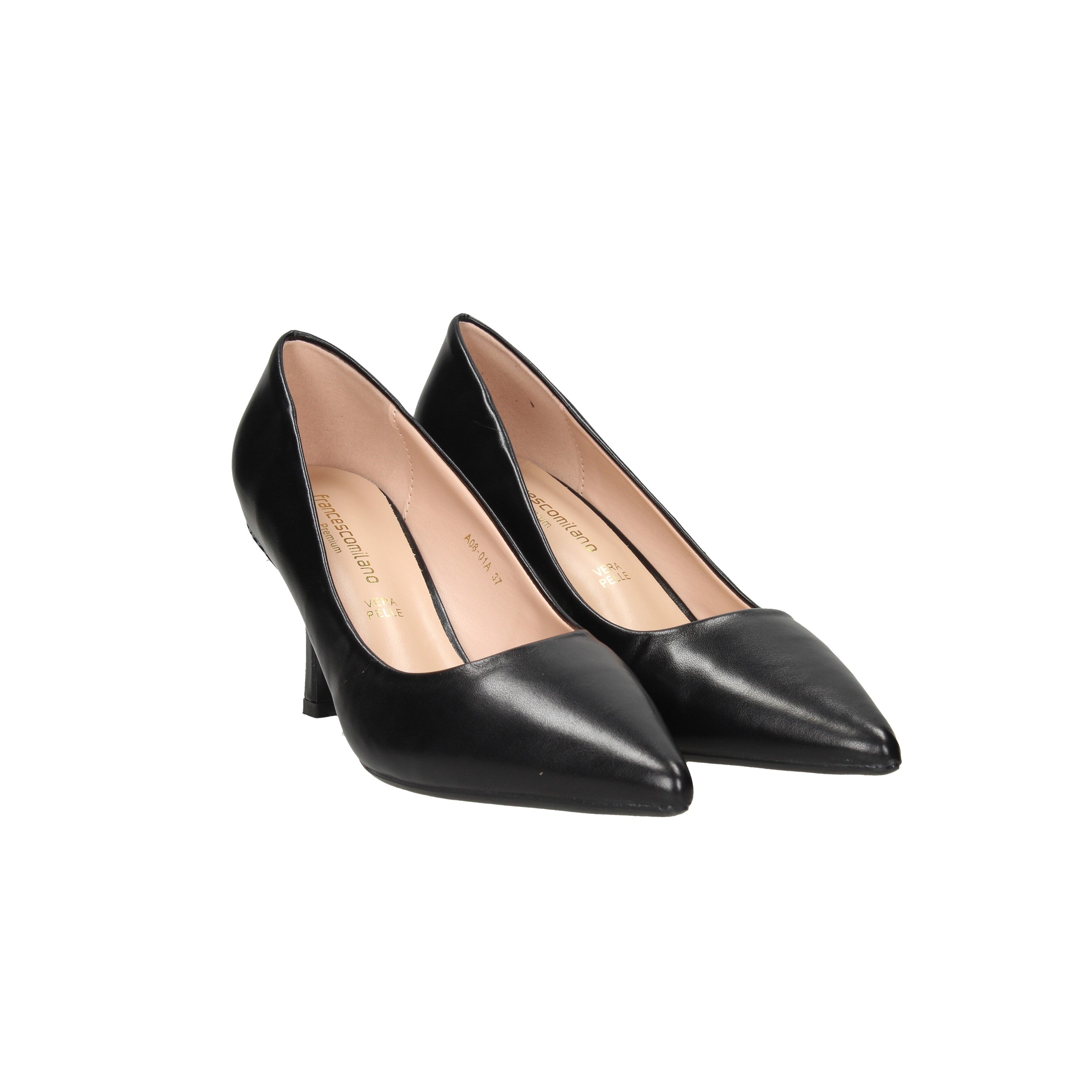 BLACK | FRANCESCO MILANO - D A08-01A Decollete