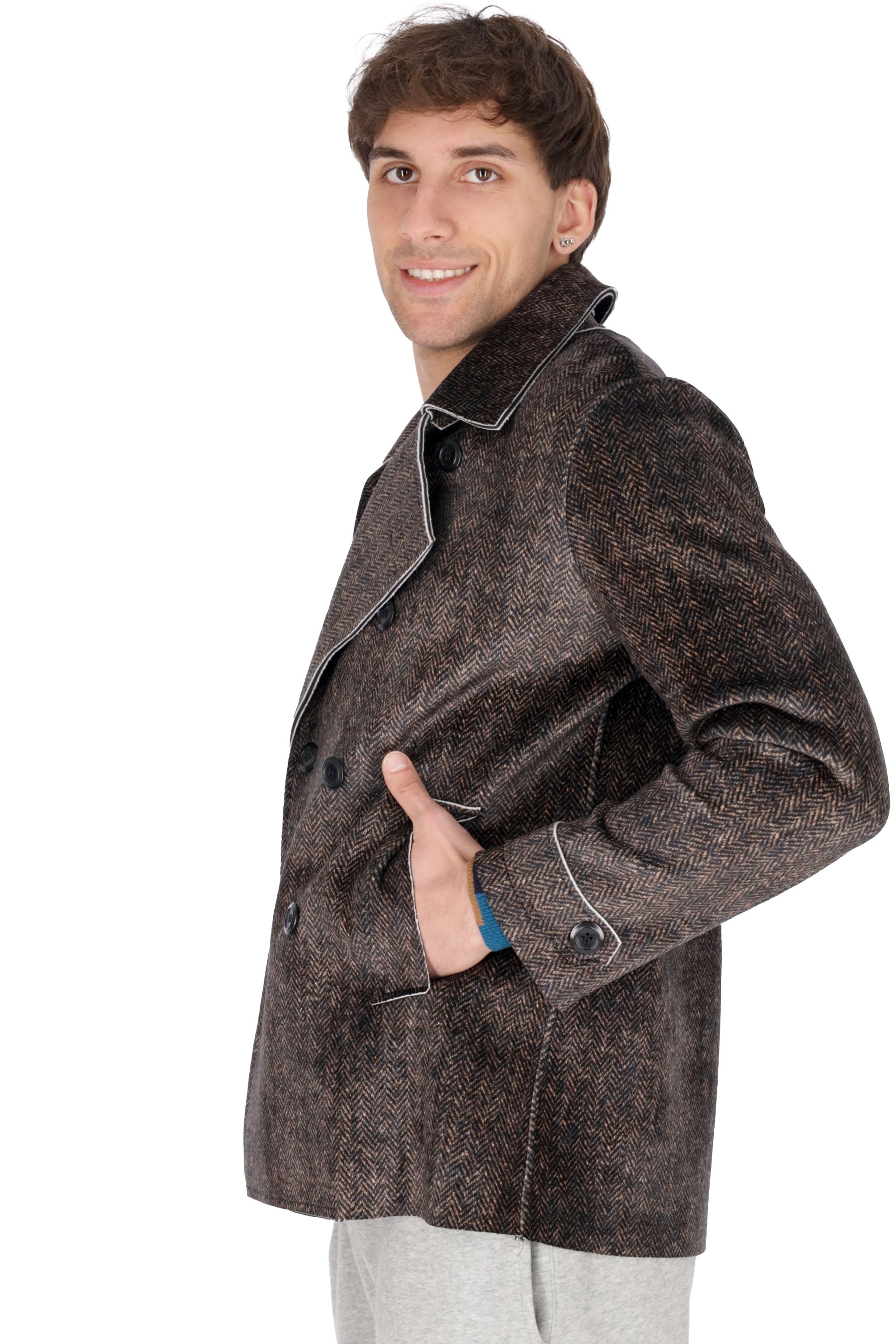 MARRONE | CLOCHIC HOMME - U SVEZIATFH Cappotto