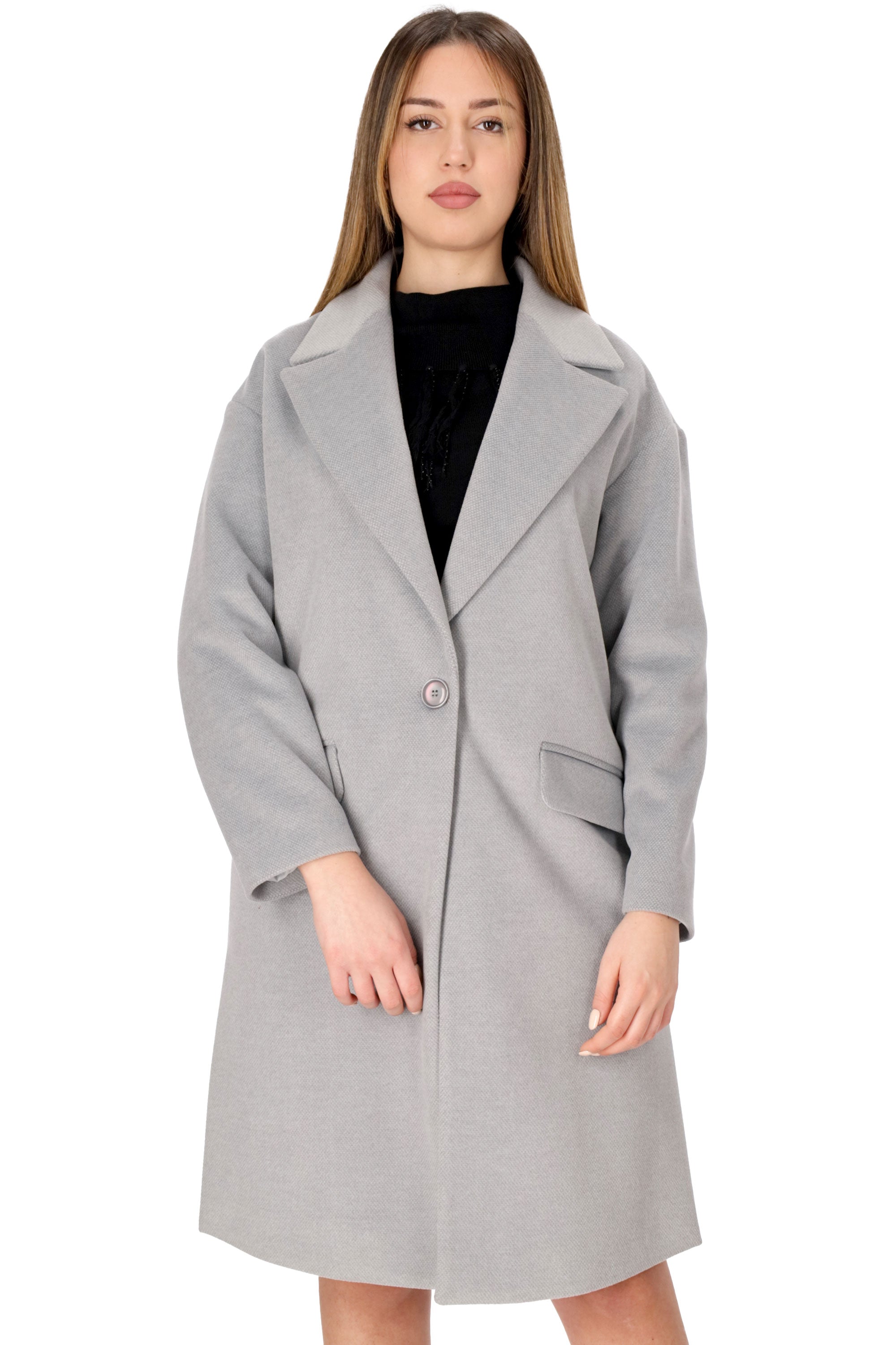 GRIGIO | SPAGO DONNA - D AFRICA Cappotto