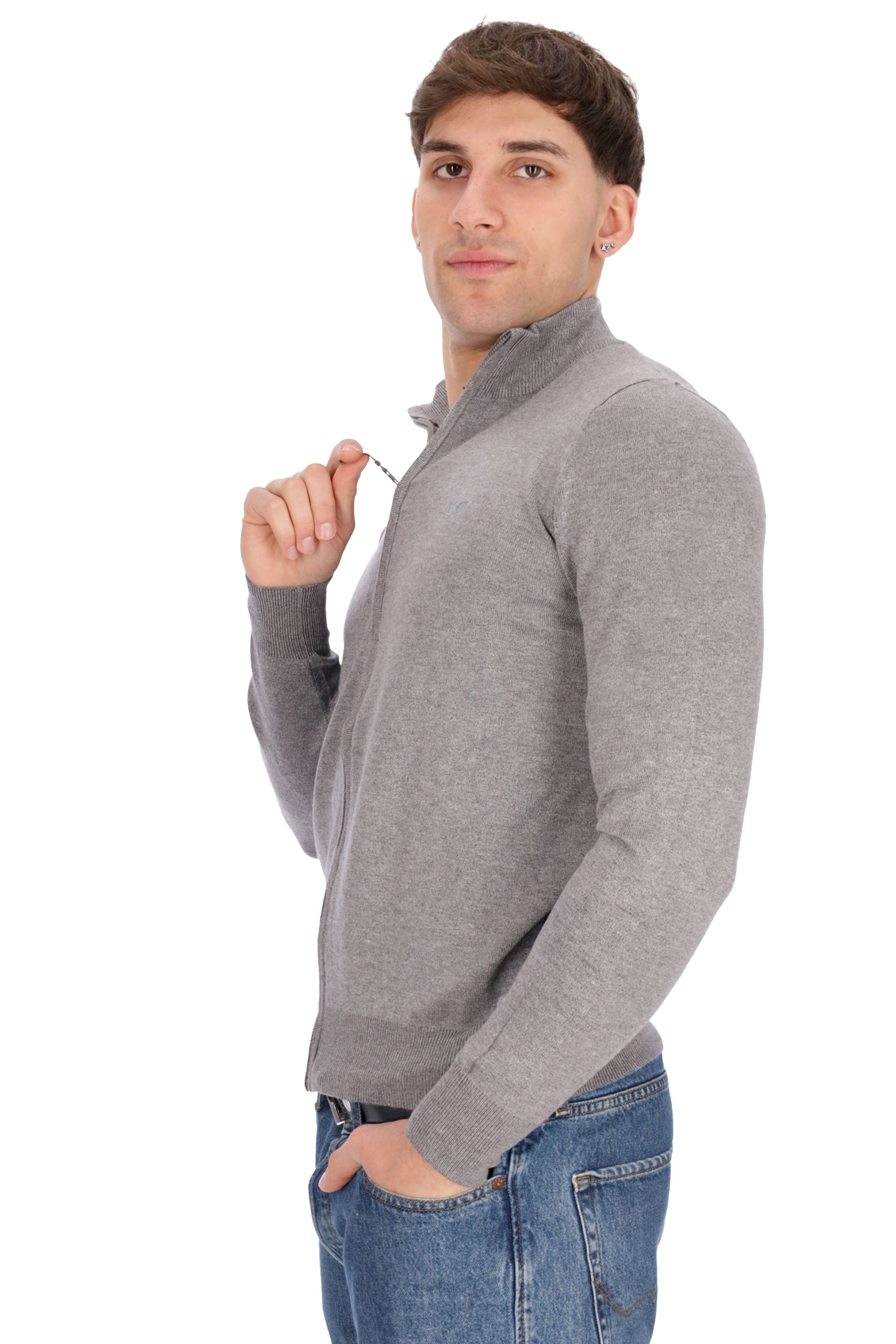 GRIGIO | ARMATA DI MARE JEANS - U ARD52MG Cardigan