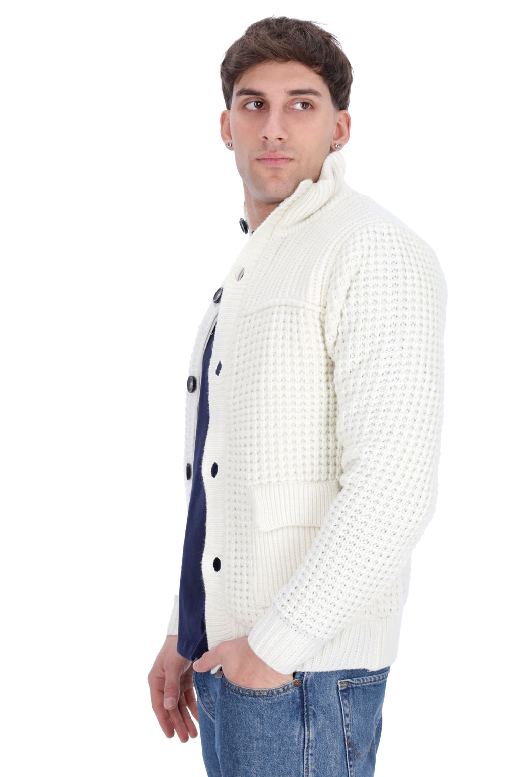 BIANCO | ARMATA DI MARE JEANS - U ARD56MG Cardigan