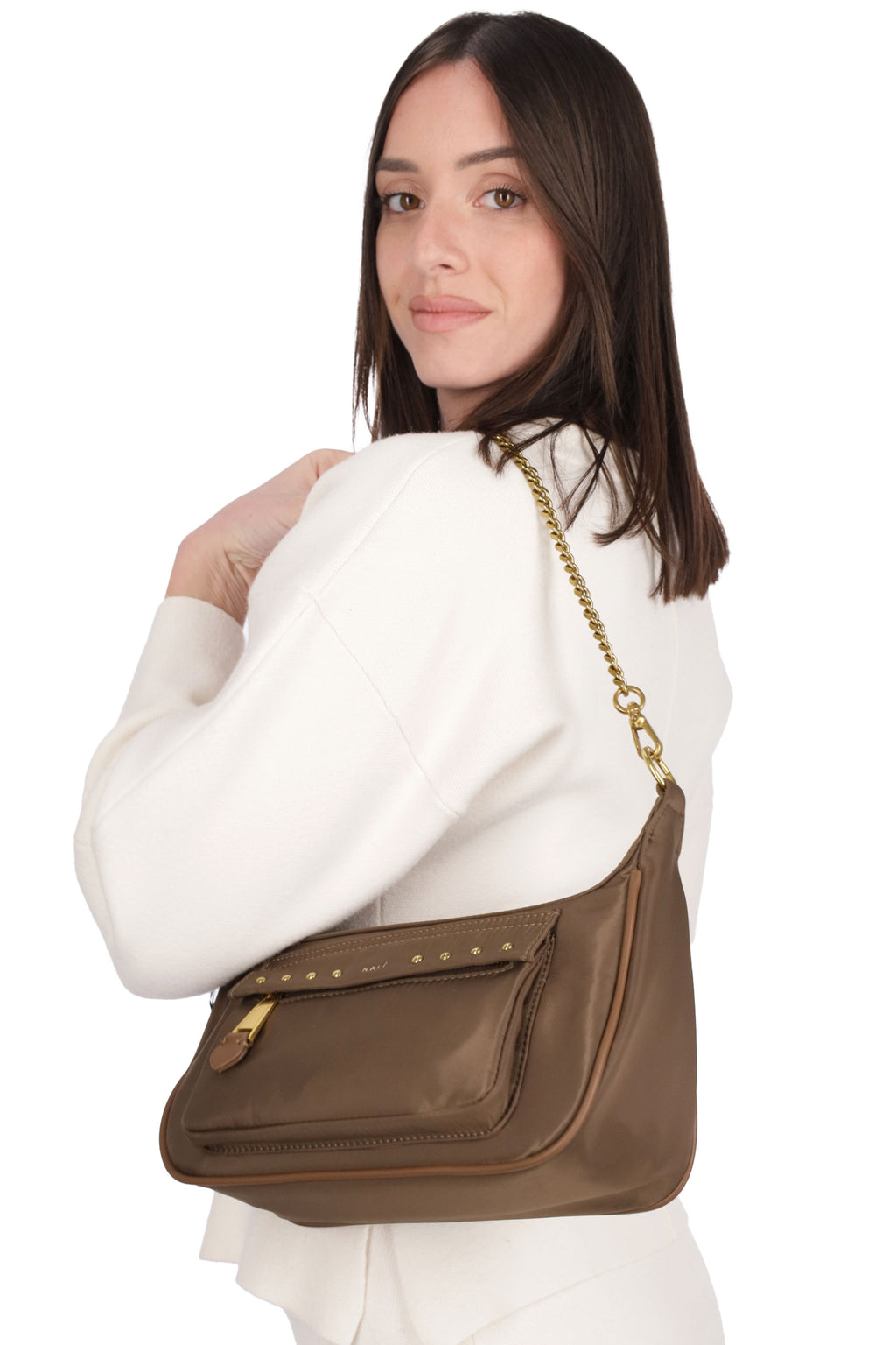MARRONE | NALI' - D AGBS0256 Borsa