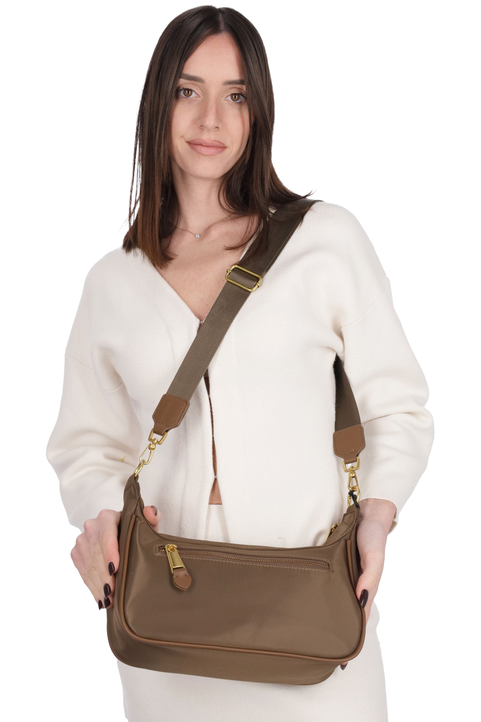 MARRONE | NALI' - D AGBS0256 Borsa