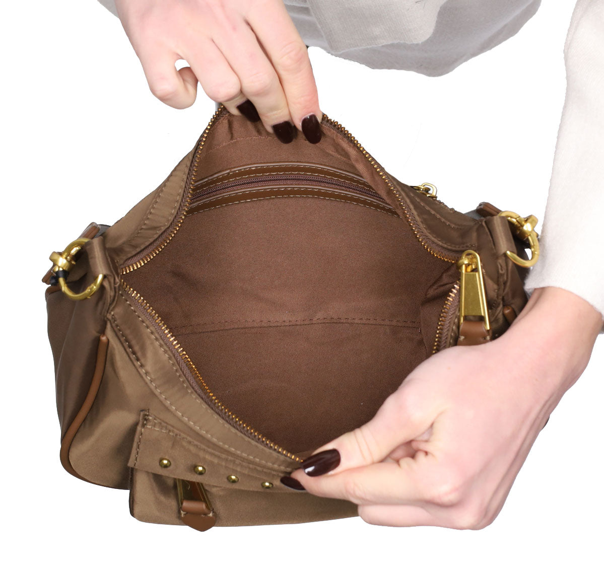 MARRONE | NALI' - D AGBS0256 Borsa