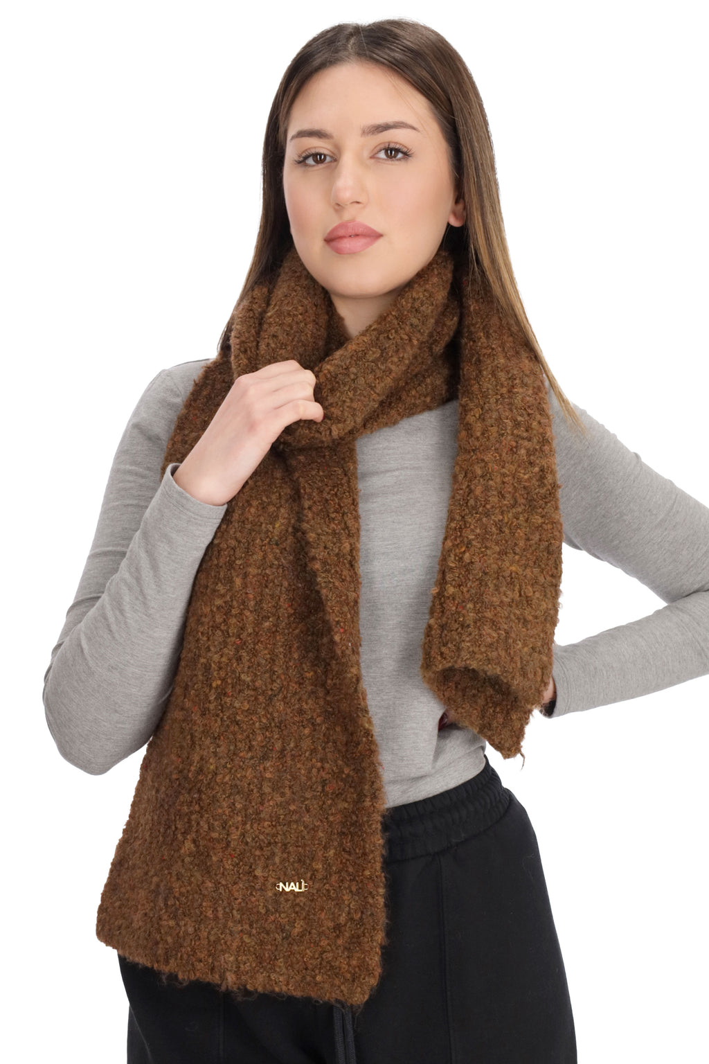 MARRONE | NALI' - D LASC0276 Sciarpa