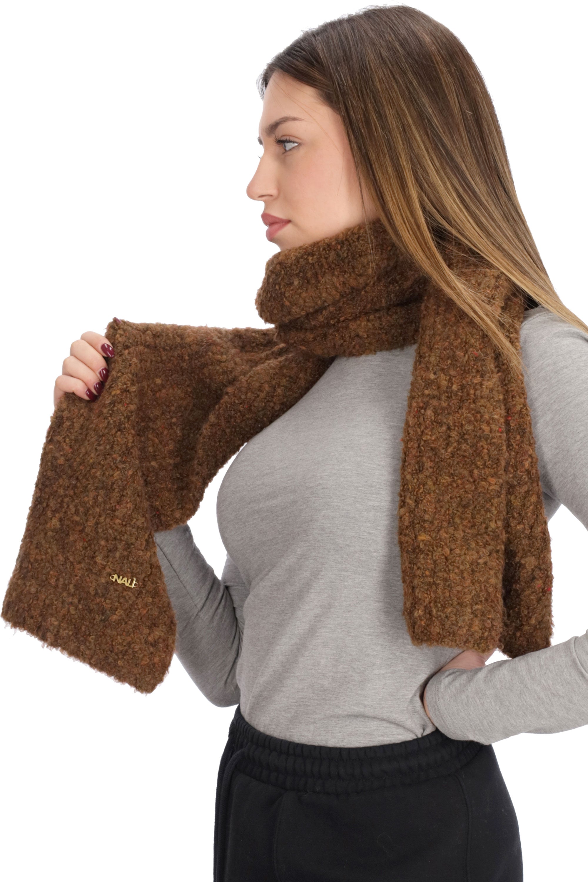 MARRONE | NALI' - D LASC0276 Sciarpa