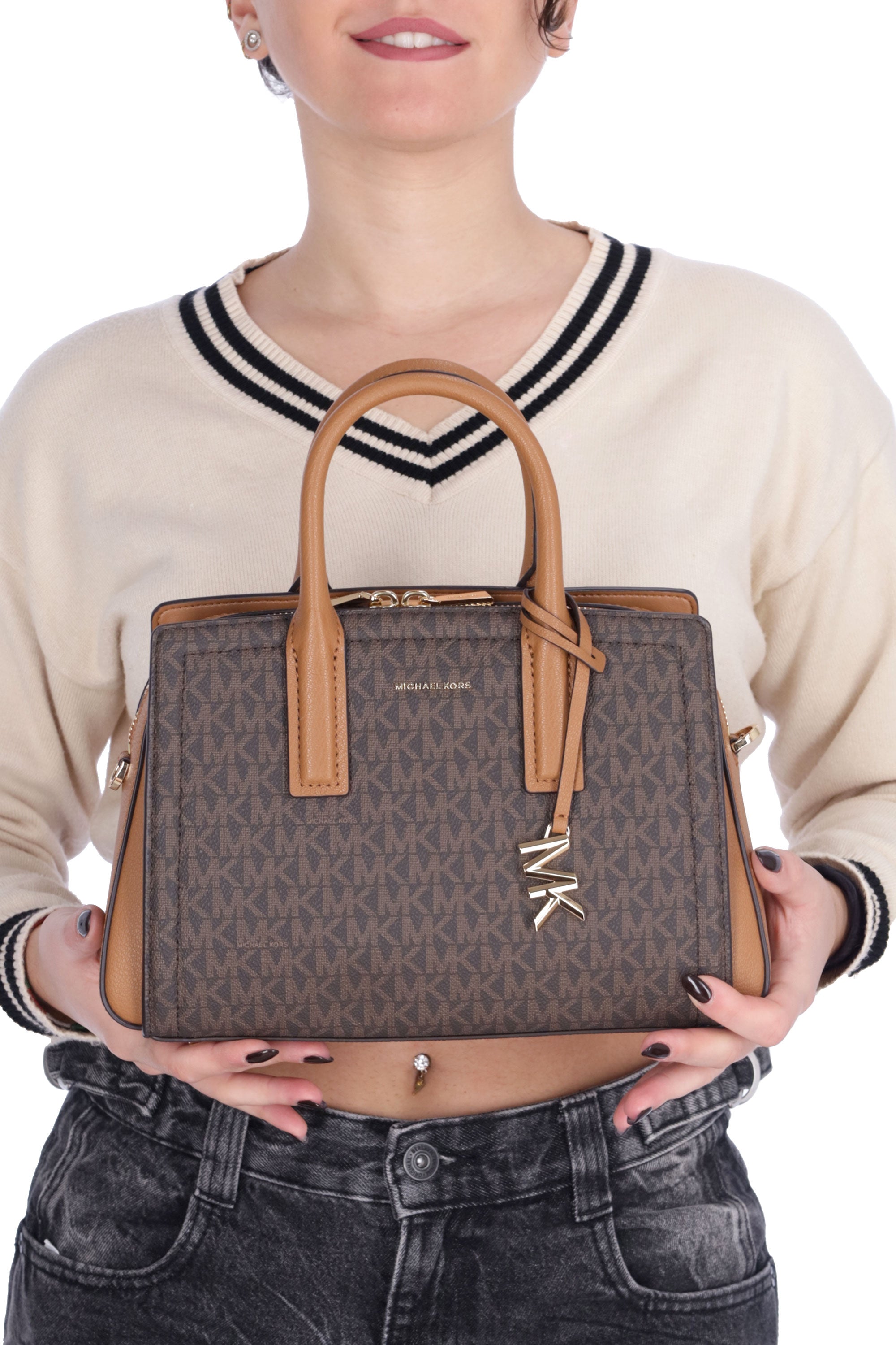 MARRONE | MICHAEL DI MICHAEL KORS - D 30S5G9IS1B Borsa