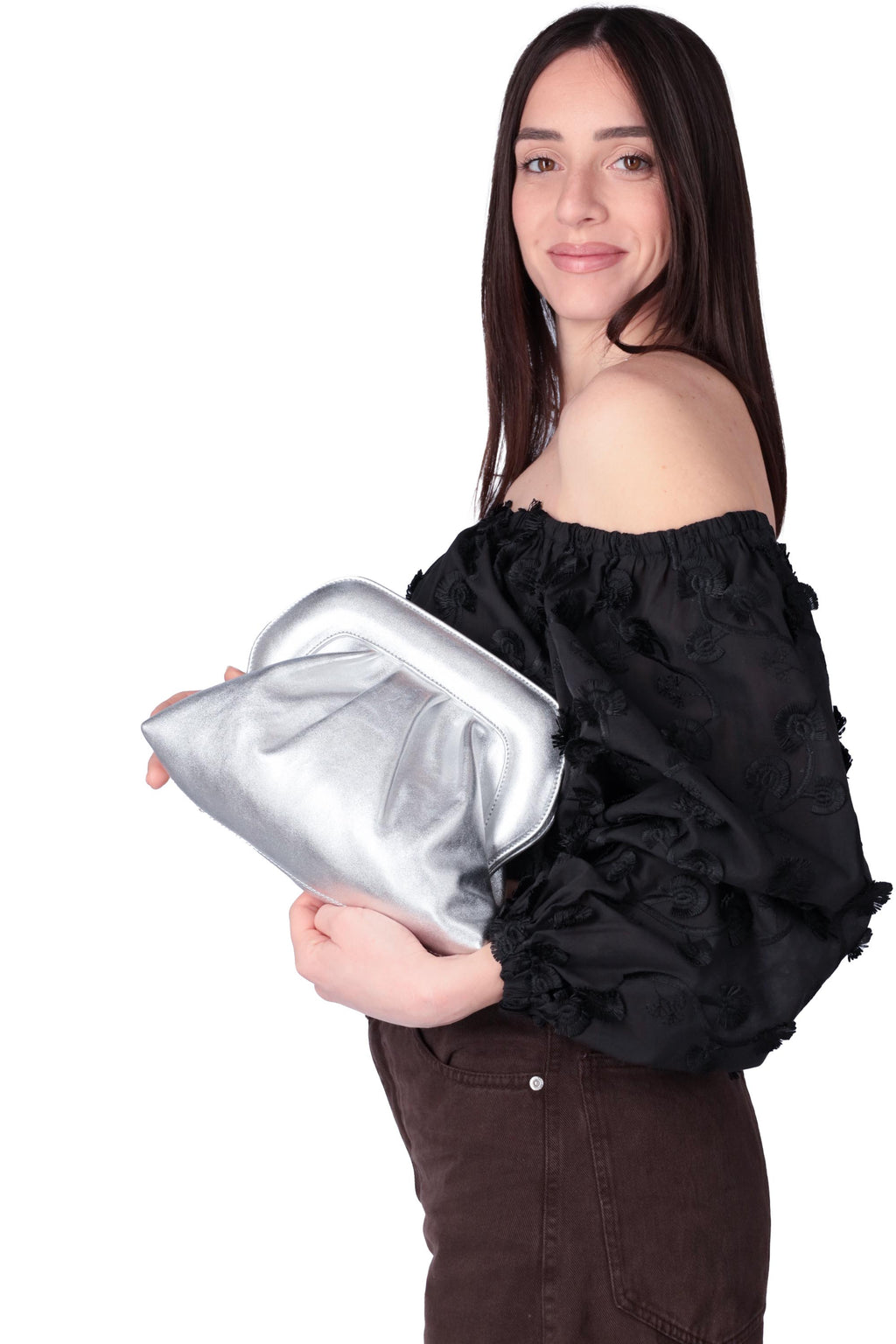 ARGENTO | NINA LUXURY - D FUERTE Borsa