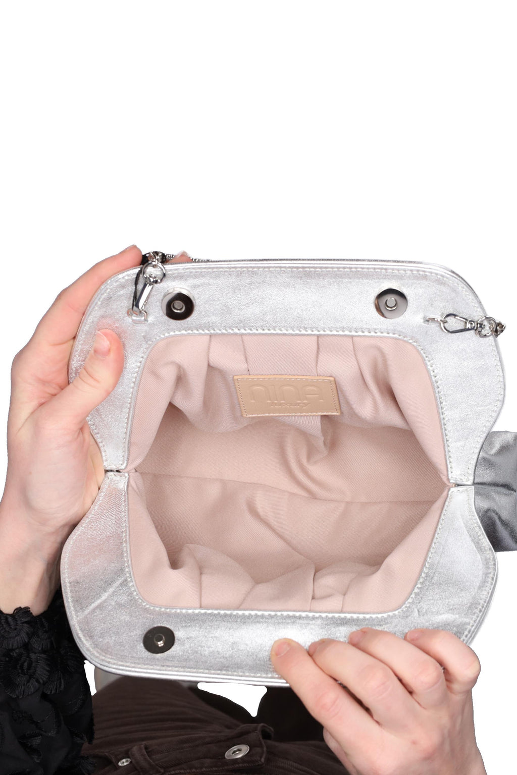 ARGENTO | NINA LUXURY - D FUERTE Borsa