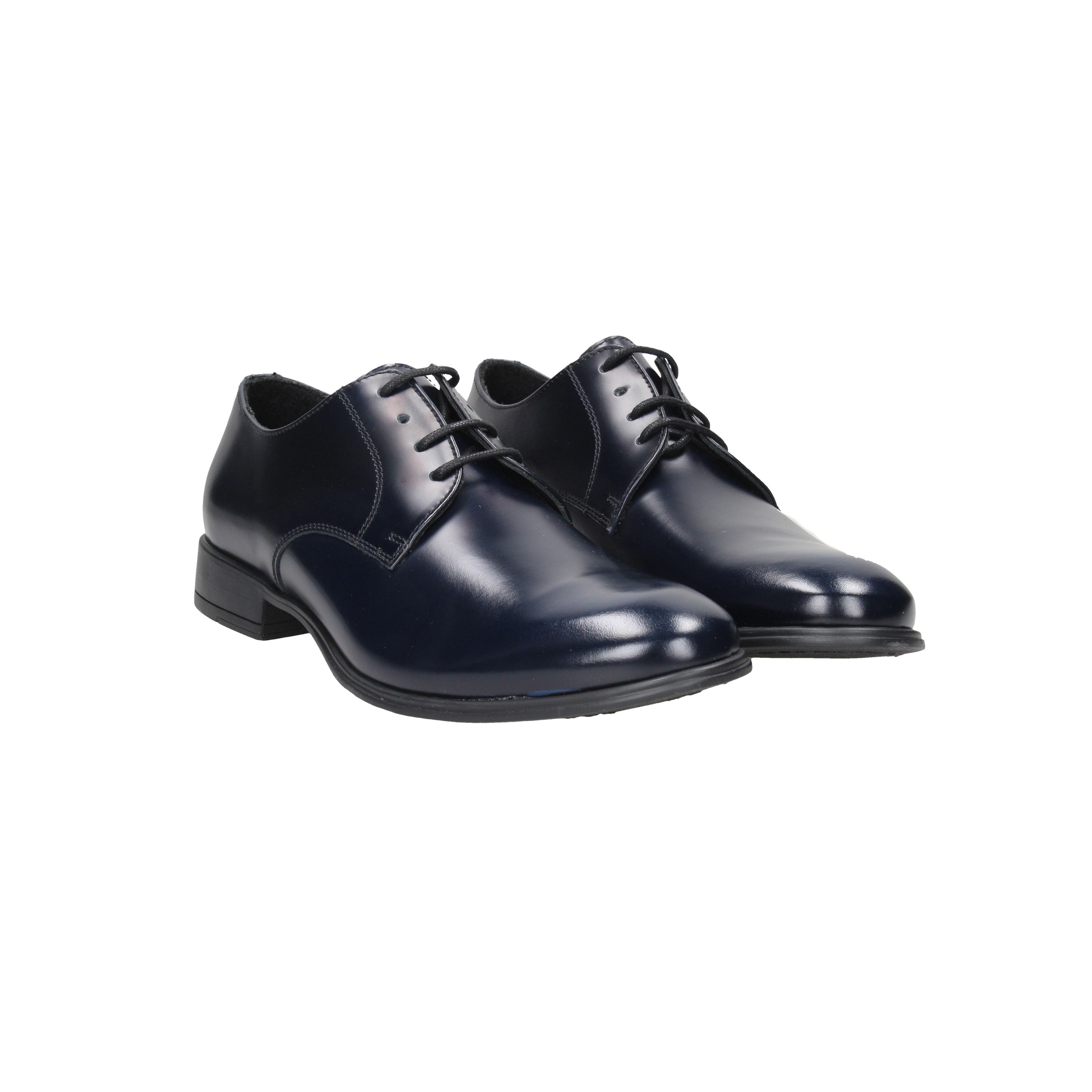 BLU SCURO | ANTICA CUOIERIA - U 22546MS67 Stringata