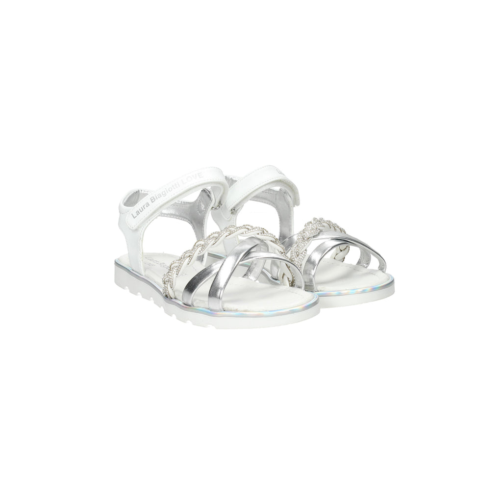 BIANCO | LAURA BIAGIOTTI KIDS - BA 9591 Sandalo