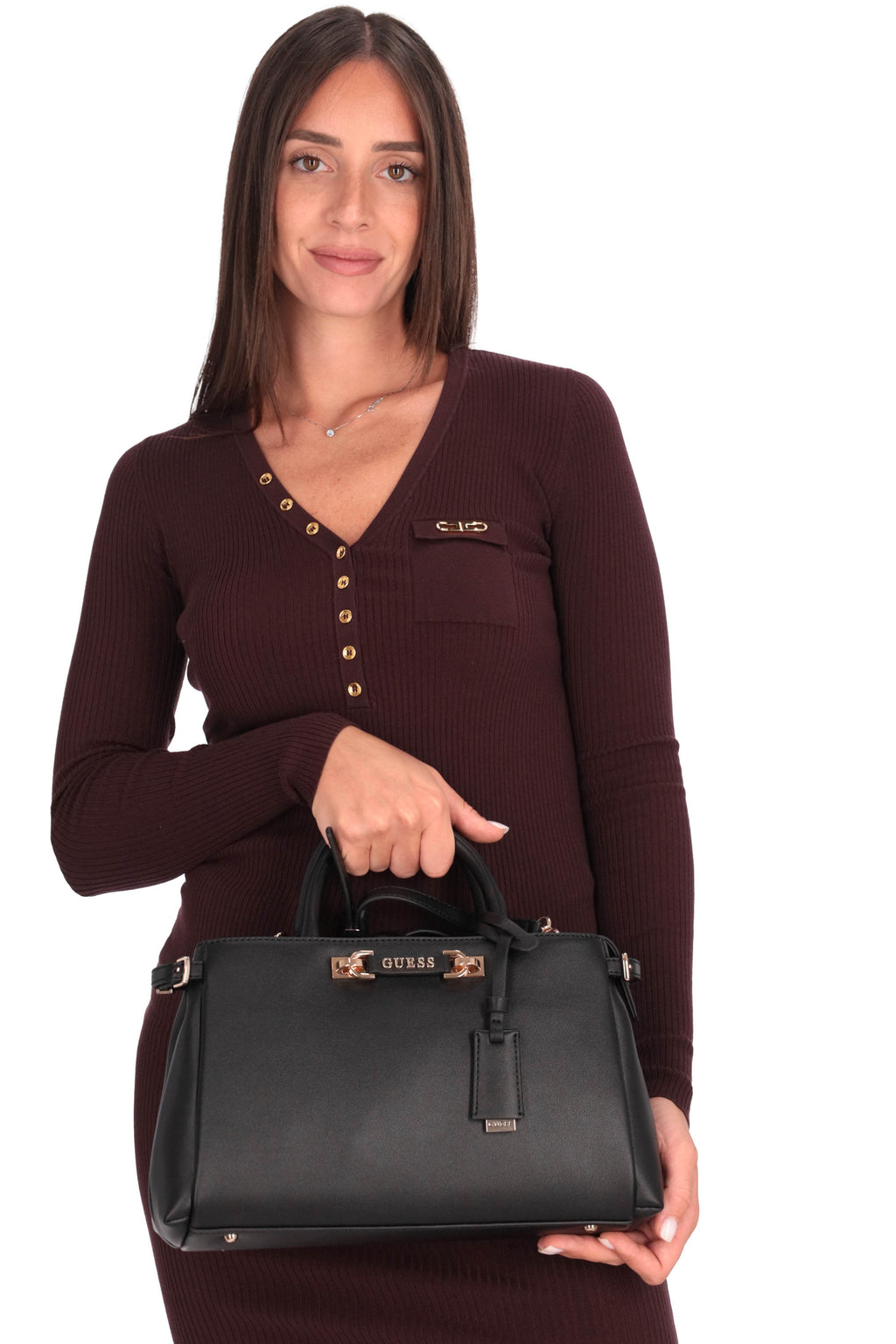 NERO | GUESS - D HWBG9644060 Borsa