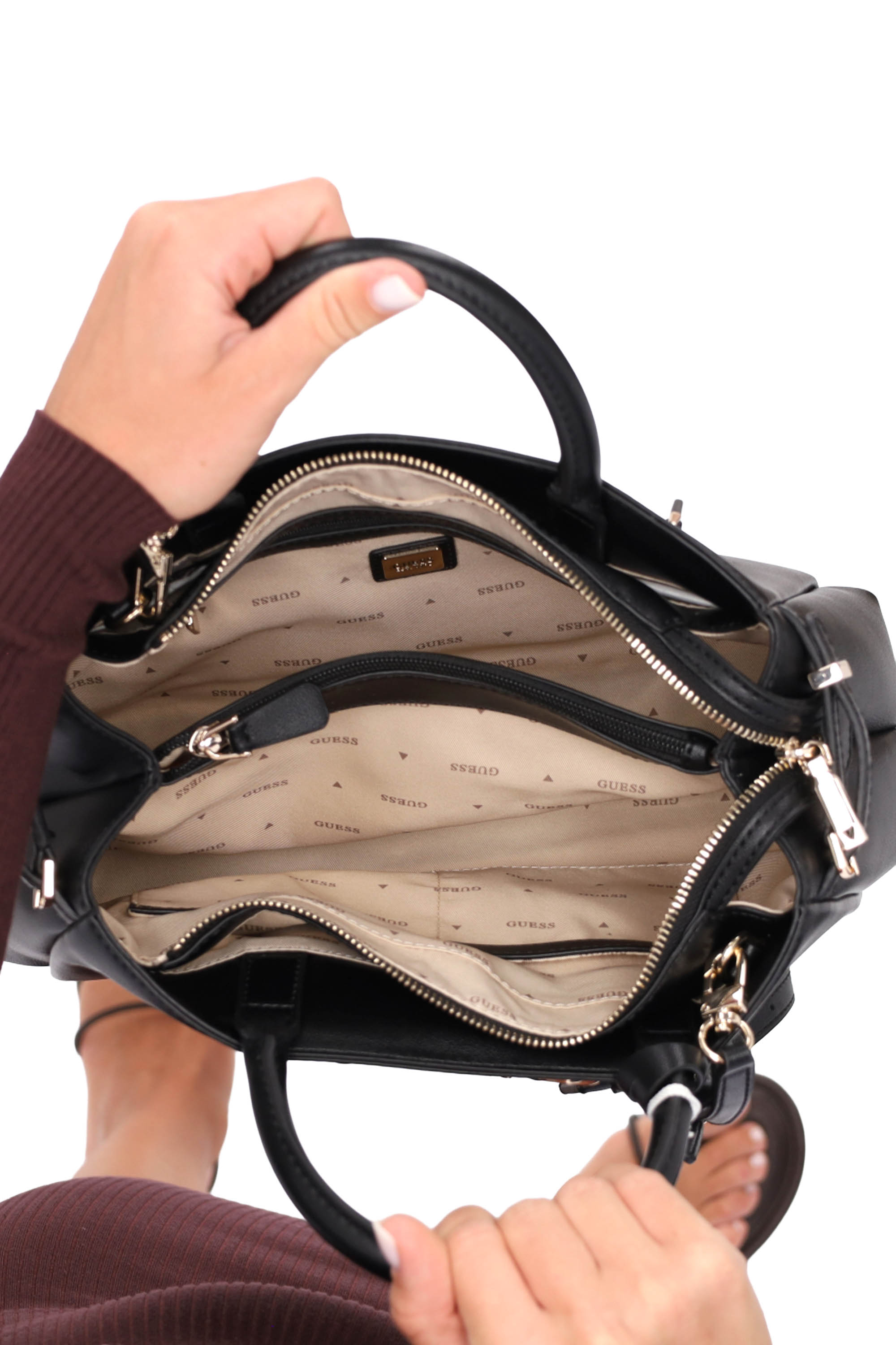 NERO | GUESS - D HWBG9644060 Borsa