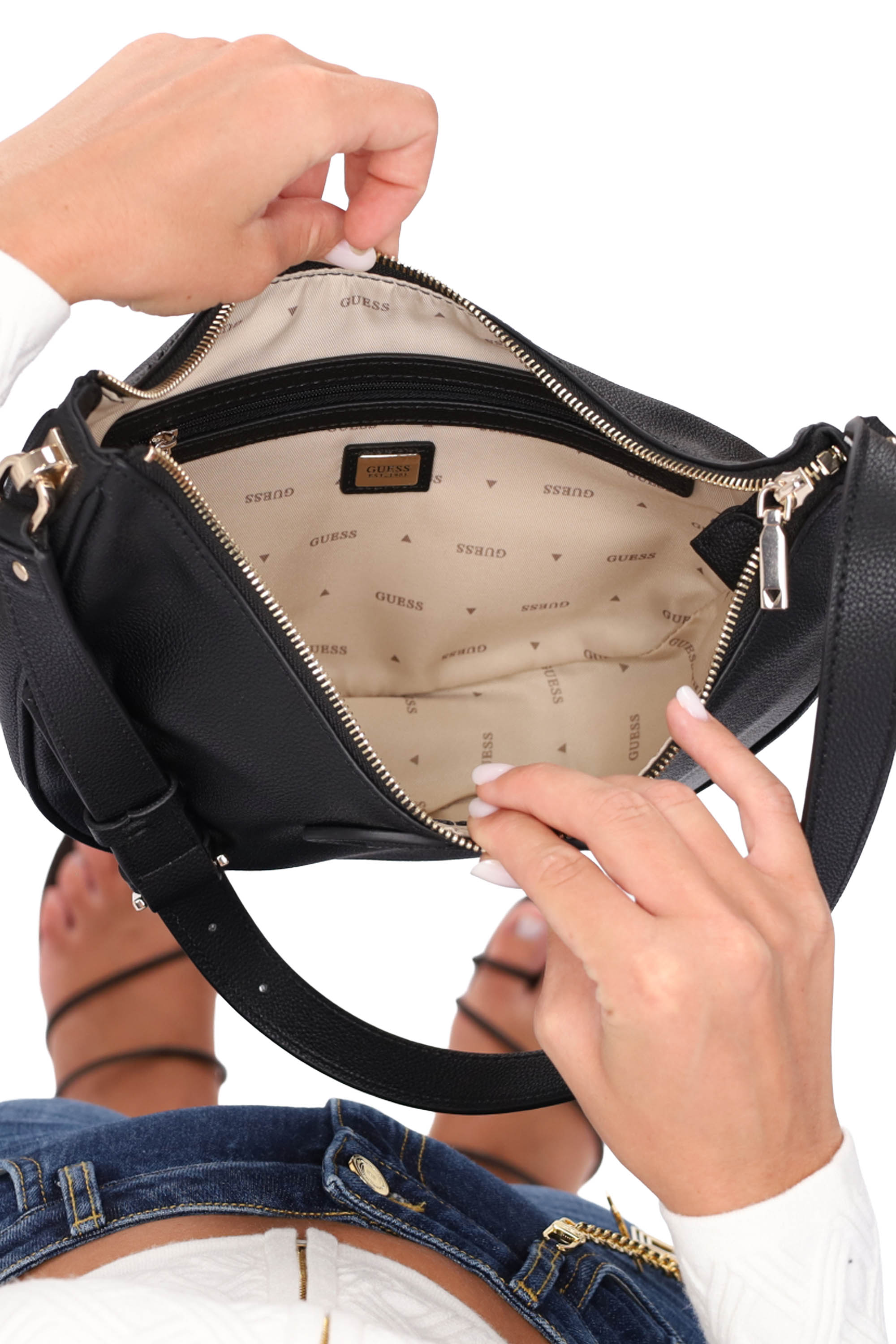 NERO | GUESS - D HWBG9536020 Borsa