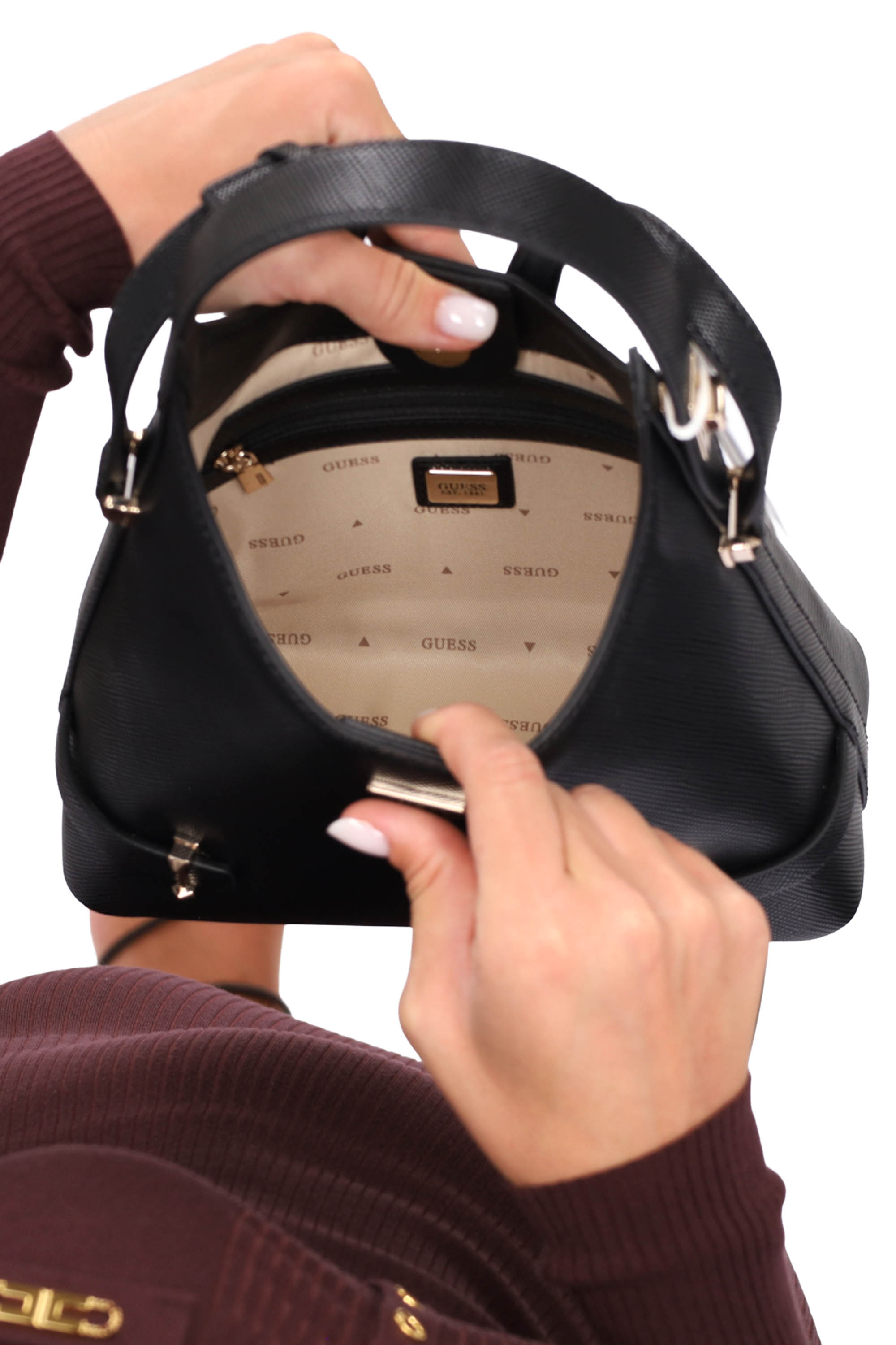 NERO | GUESS - D HWZG9657010 Borsa