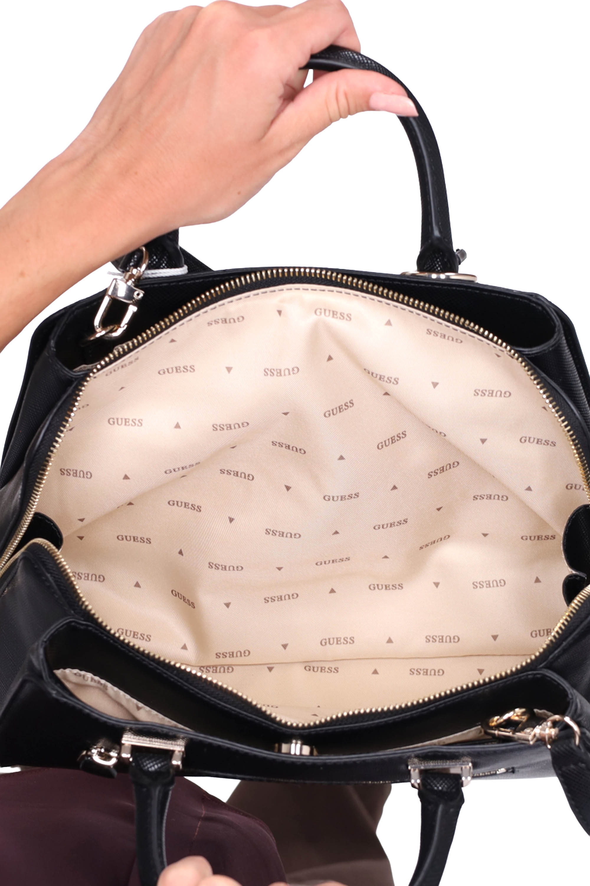 NERO | GUESS - D HWZG9657060 Borsa