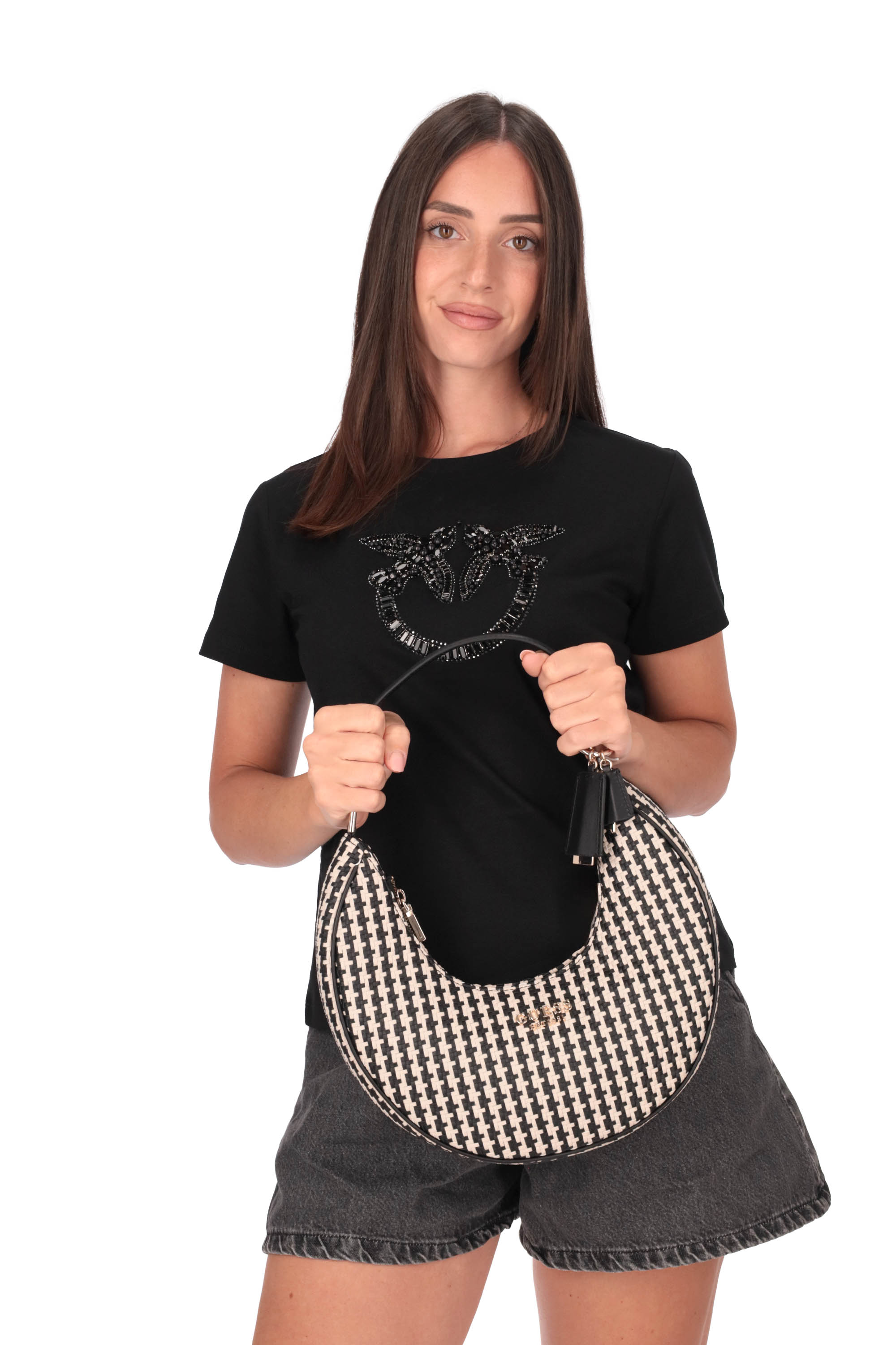 NERO | GUESS - D HWWG9631020 Borsa