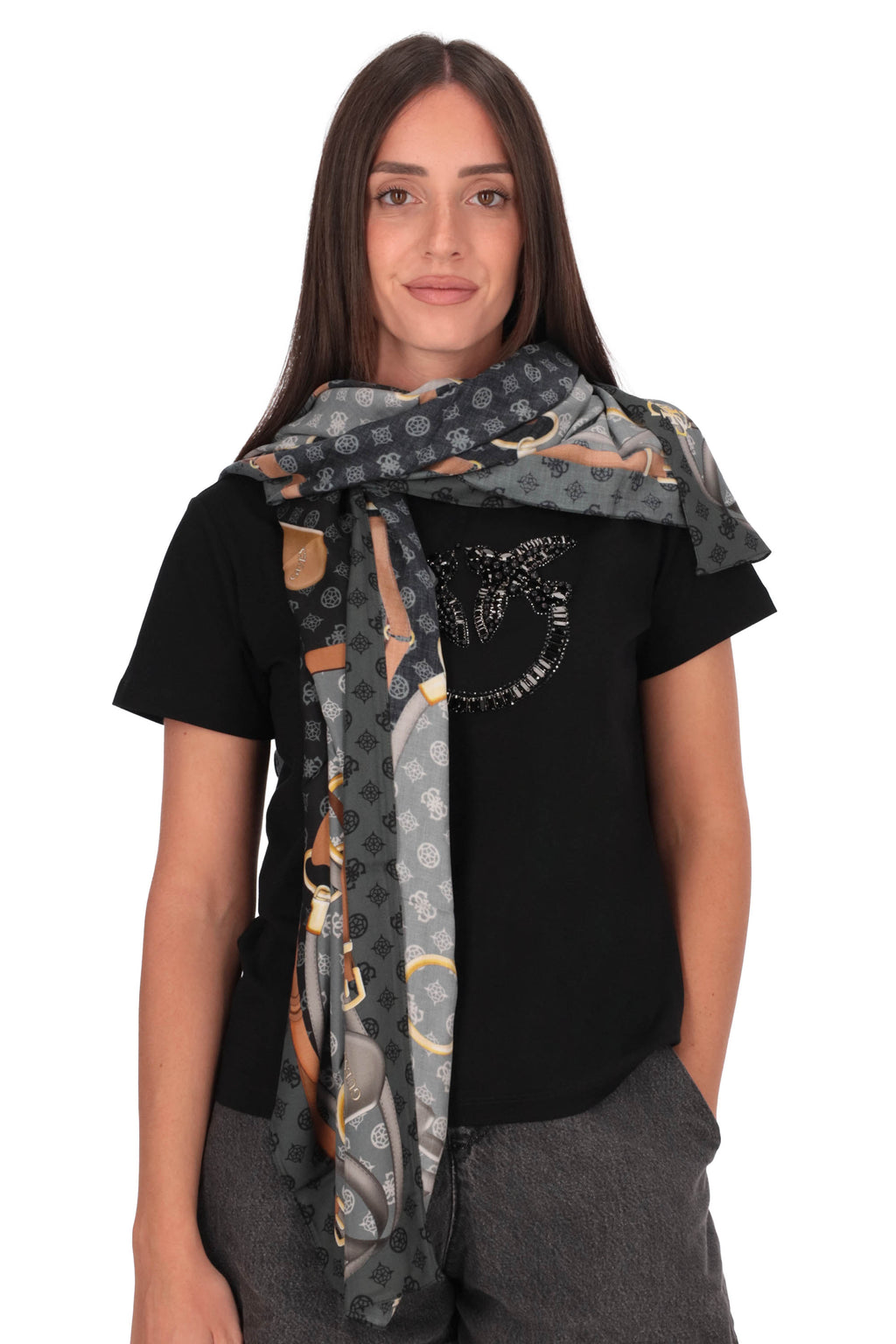 ANTRACITE | GUESS - D AW5373POL03 Foulard