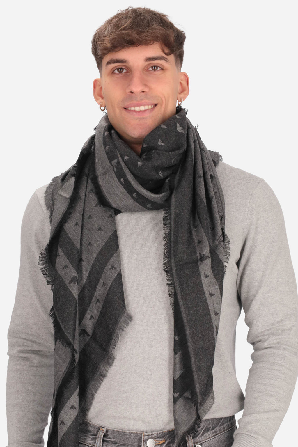 GRIGIO | EMPORIO ARMANI - U EM003763 Foulard