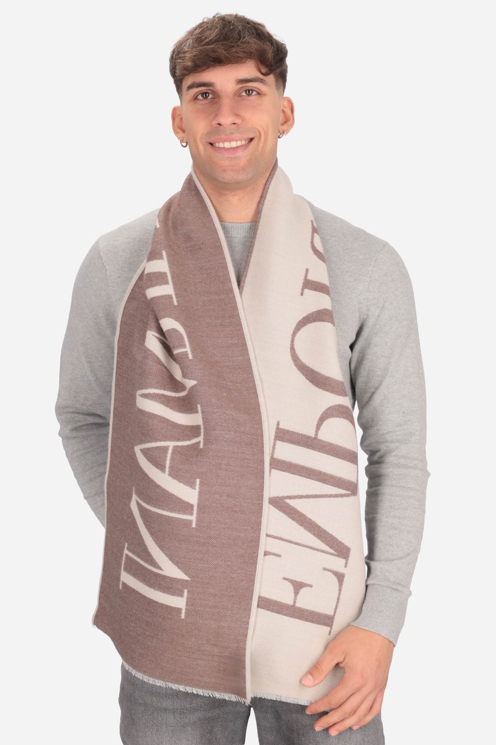 MARRONE | EMPORIO ARMANI - U EM003764 Sciarpa