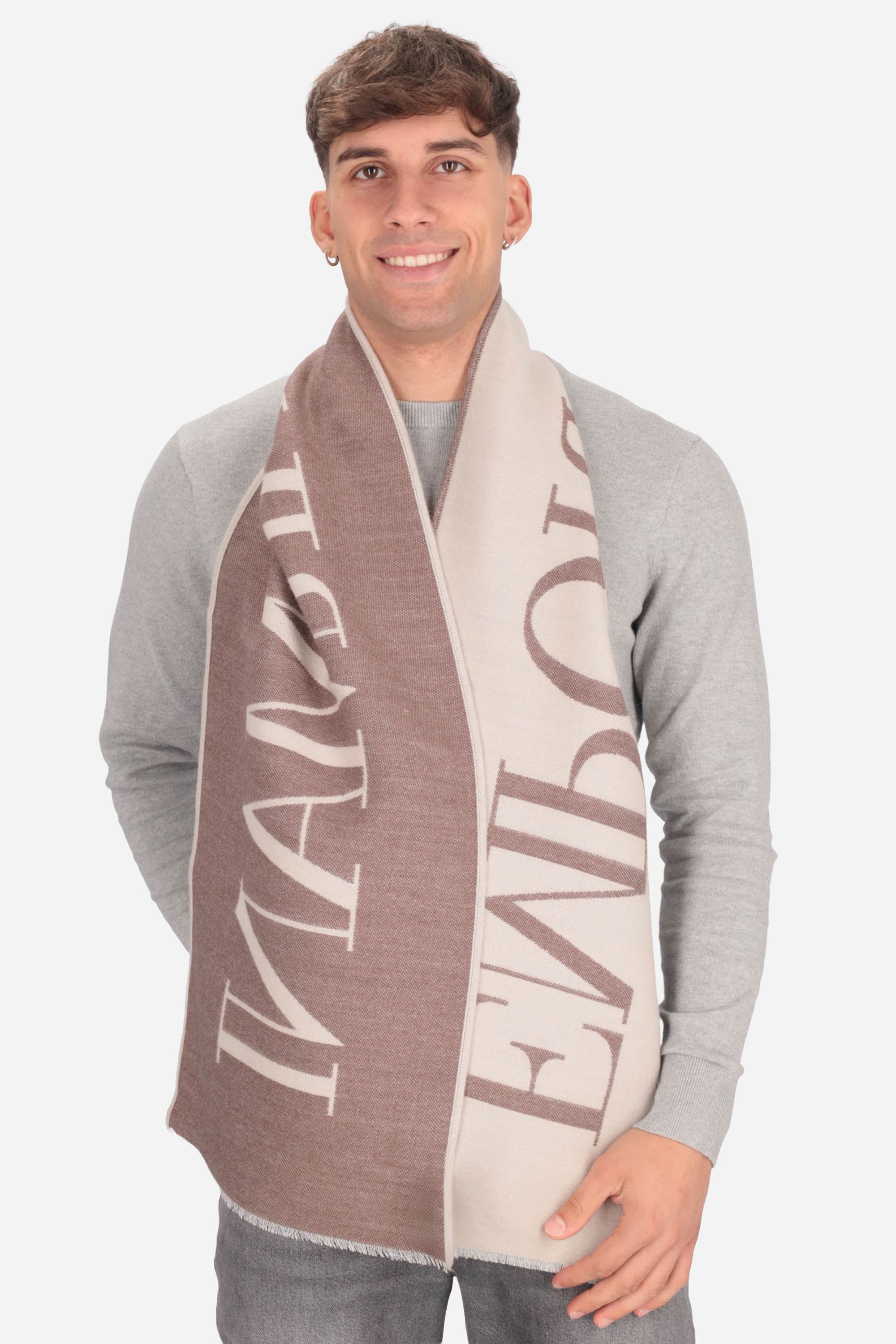 MARRONE | EMPORIO ARMANI - U EM003764 Sciarpa