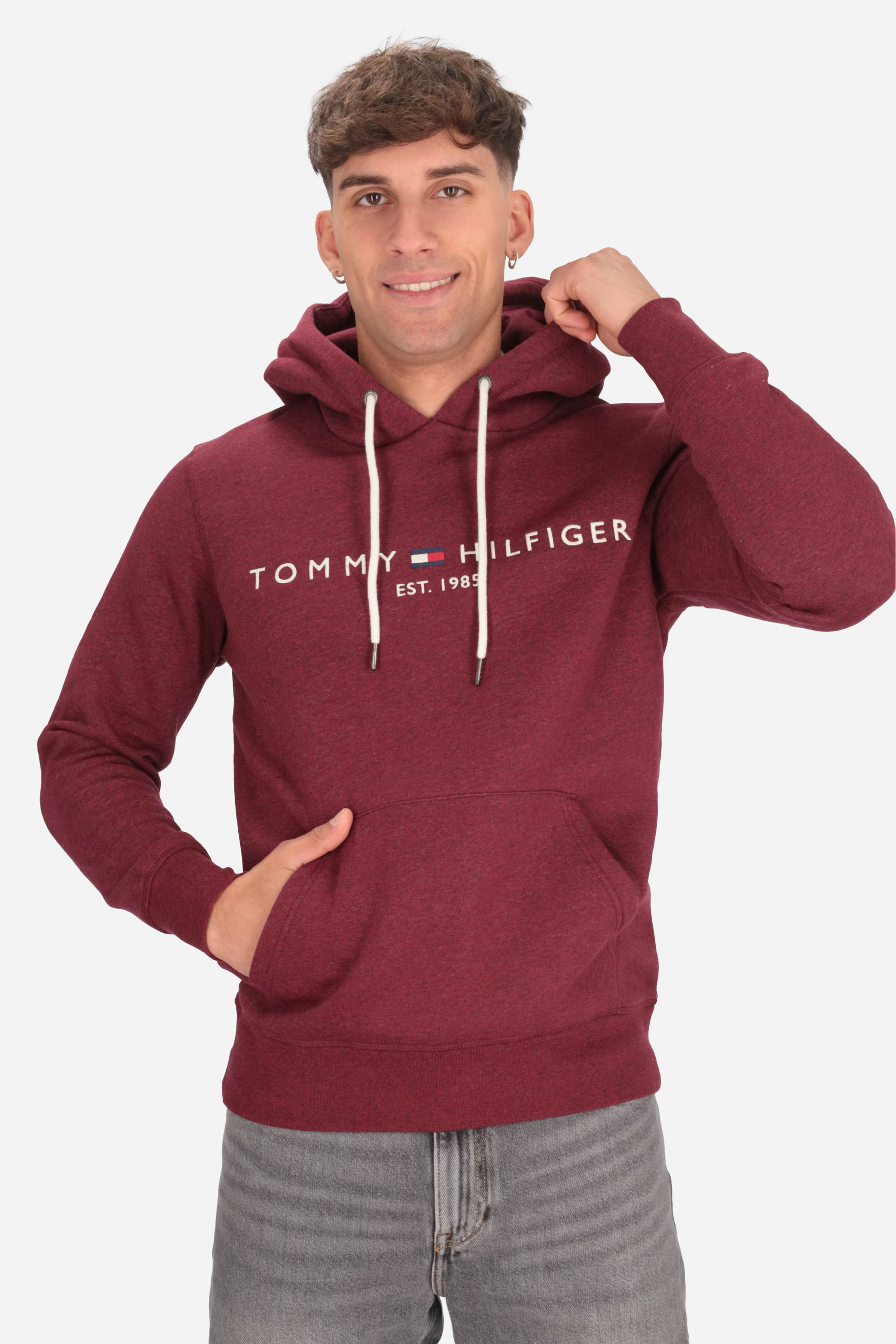 BORDEAUX | TOMMY HILFIGER - U 0MW11599 Felpa