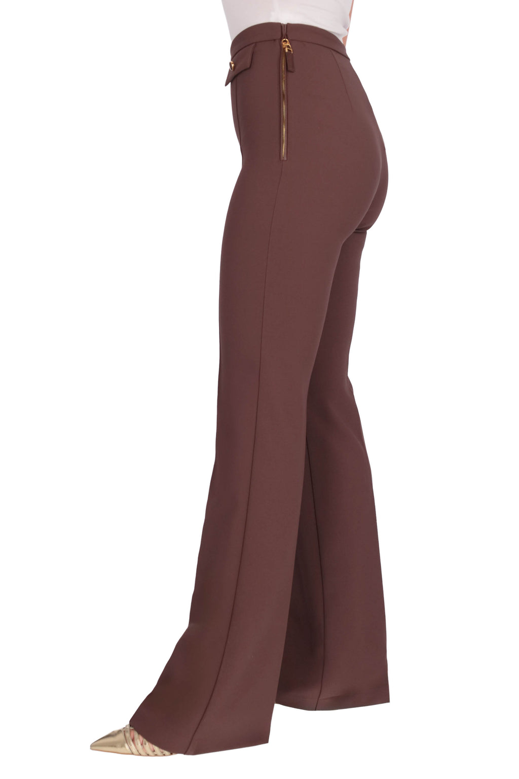 MARRONE | ELISABETTA FRANCHI - D PA12156E2 Pantalone