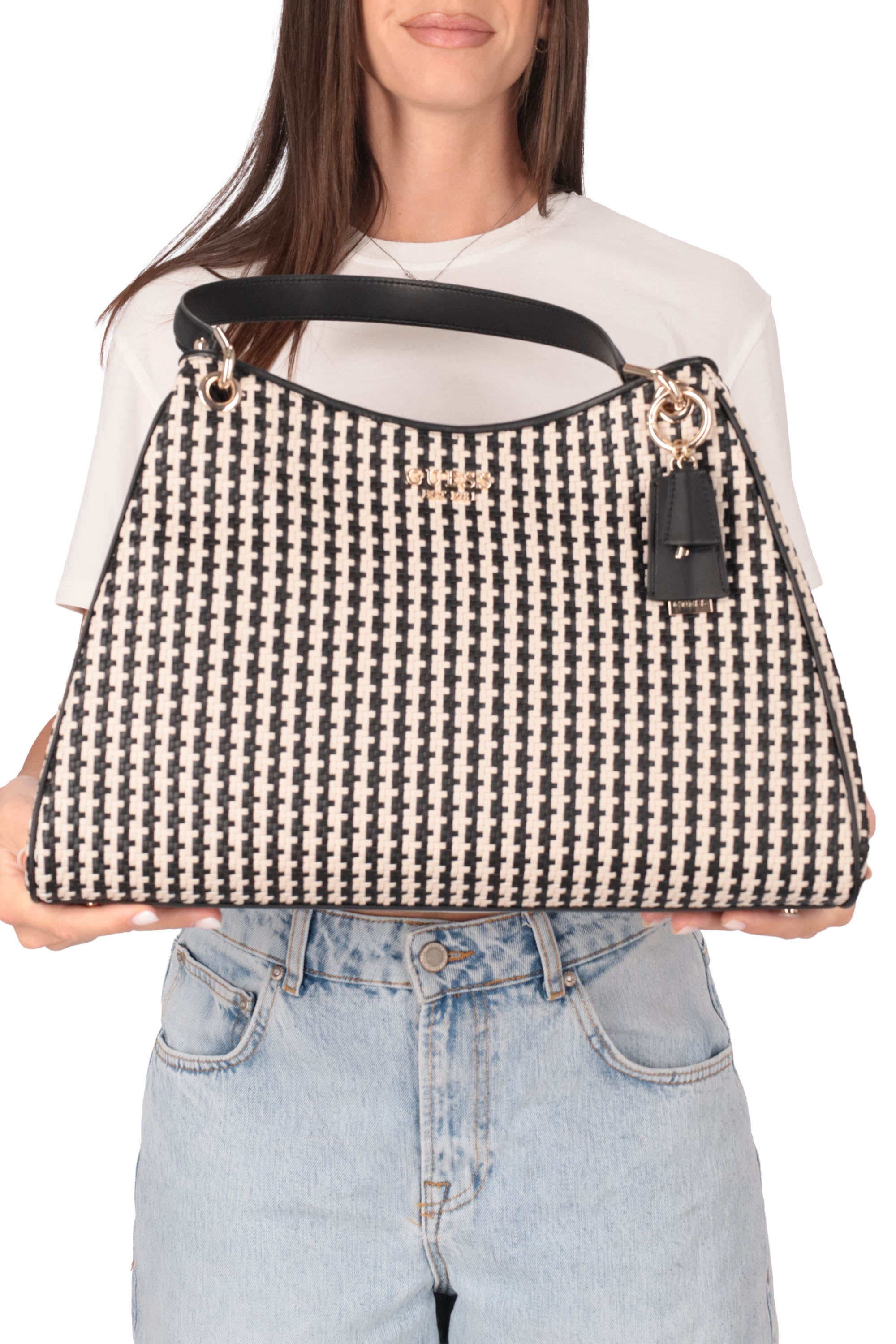 NERO | GUESS - D HWWG9631230 Borsa