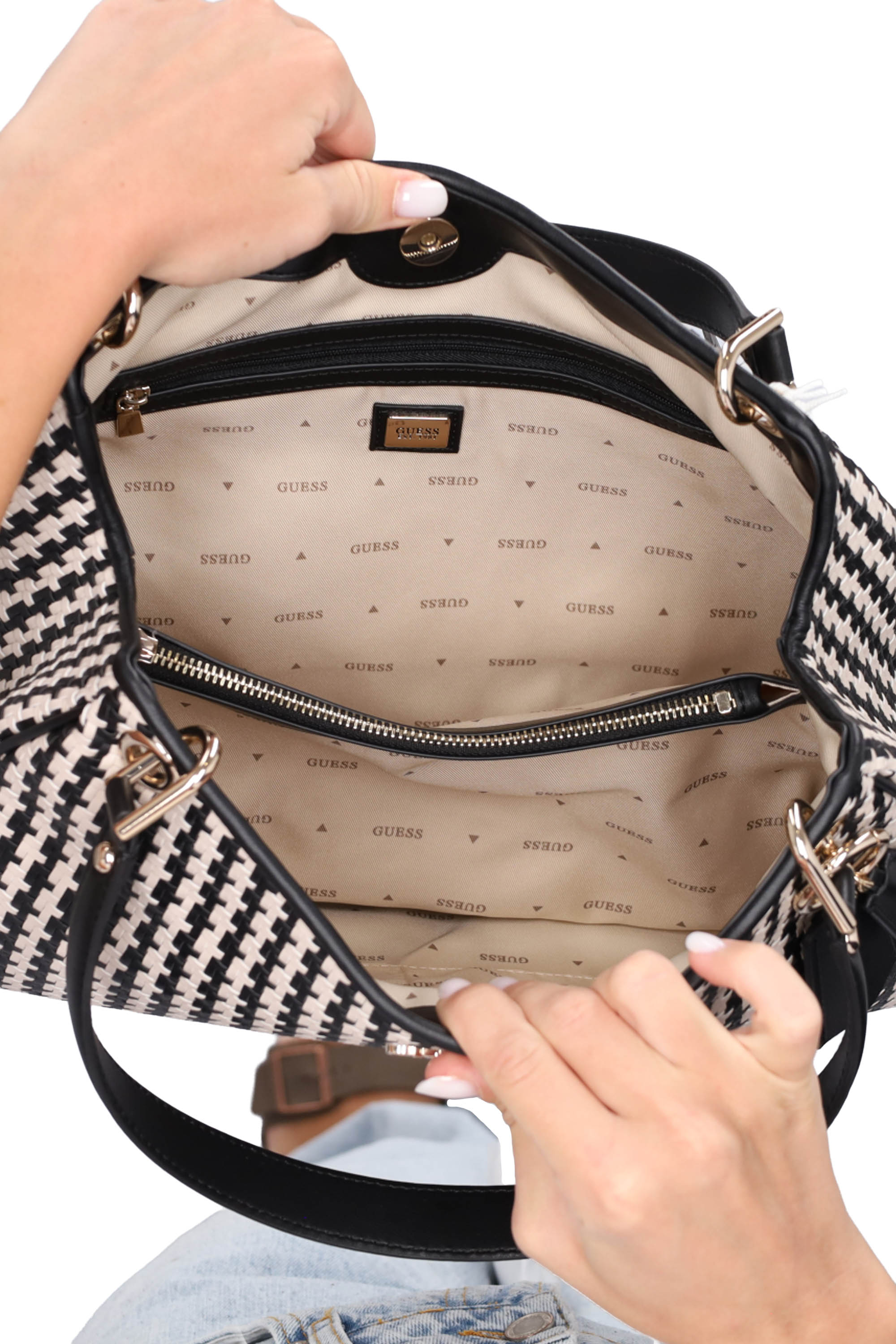 NERO | GUESS - D HWWG9631230 Borsa