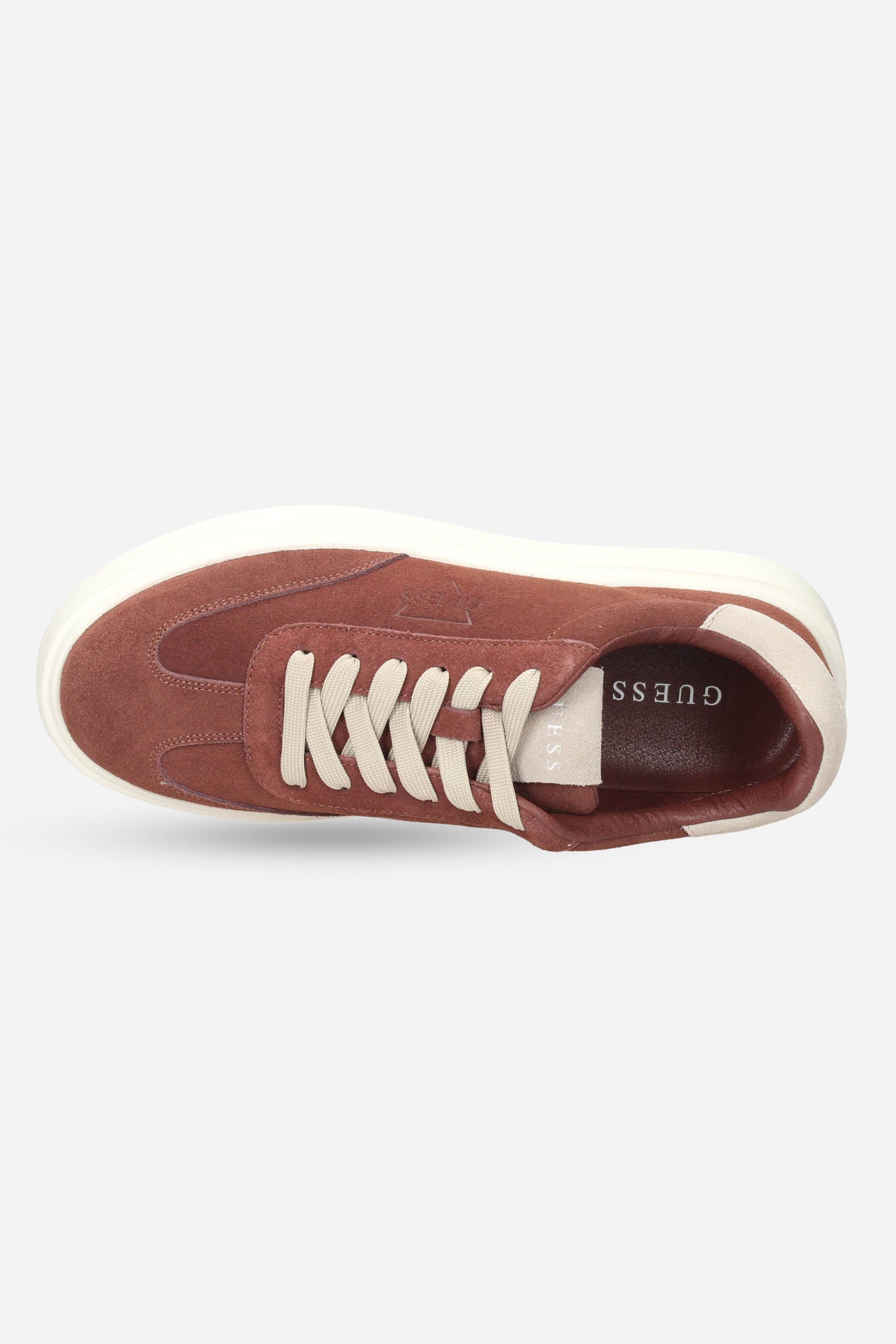 MARRONE | GUESS - U FMFPLASUE12 Sneakers