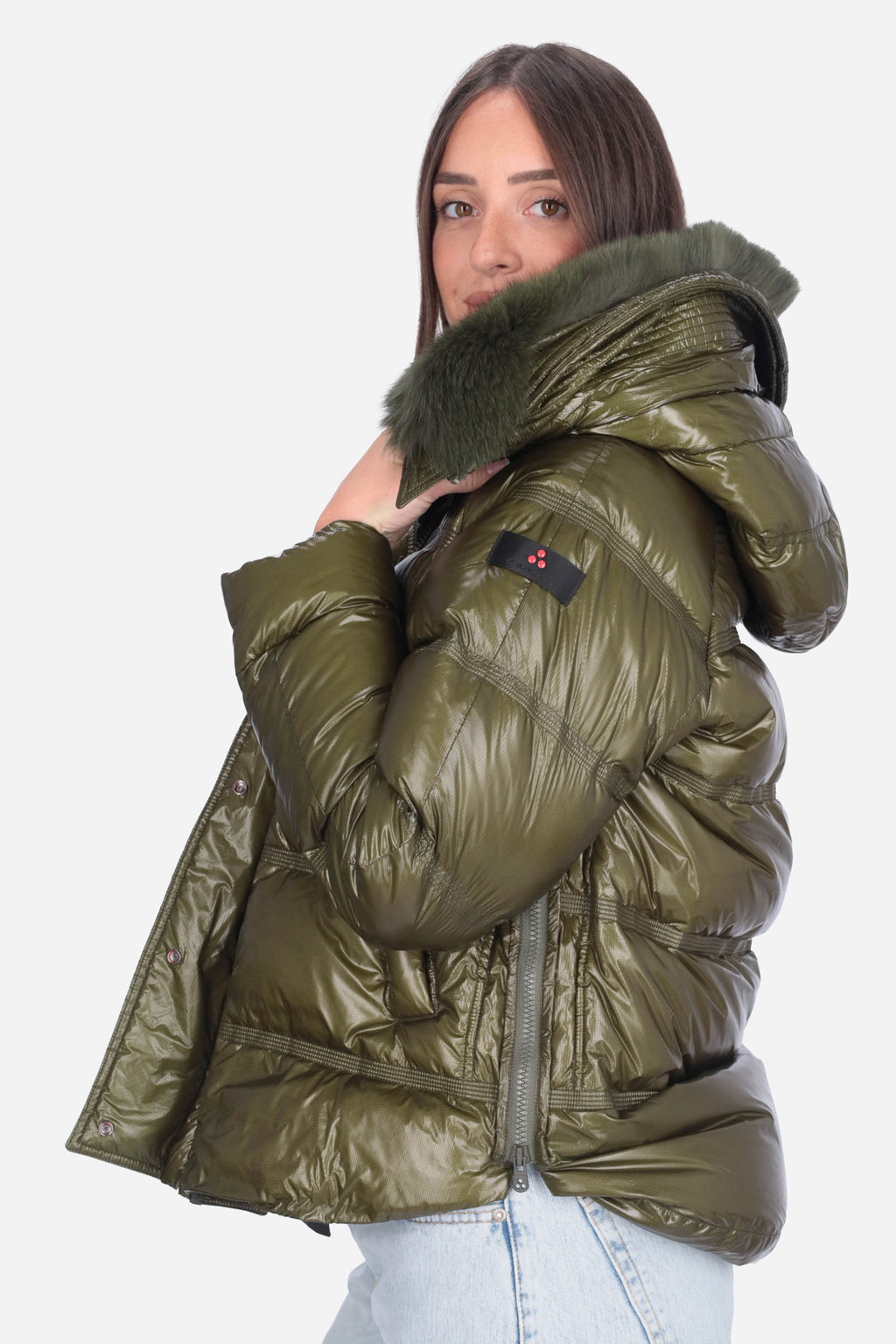 VERDE OLIVA | PEUTEREY - D PED5123 Piumino